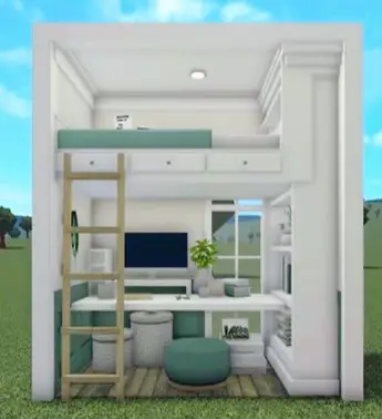 Cute - Aesthetic Home Office- BLOXBURG ROBLOX