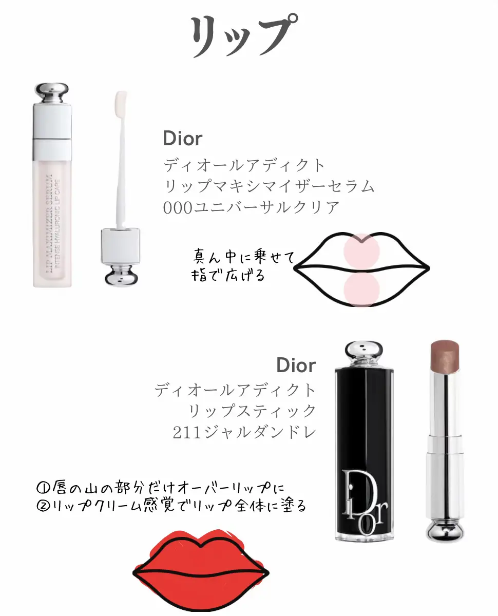 小田切ヒロさん Diorホリデー　冬のデートメイクの画像 (6枚目)