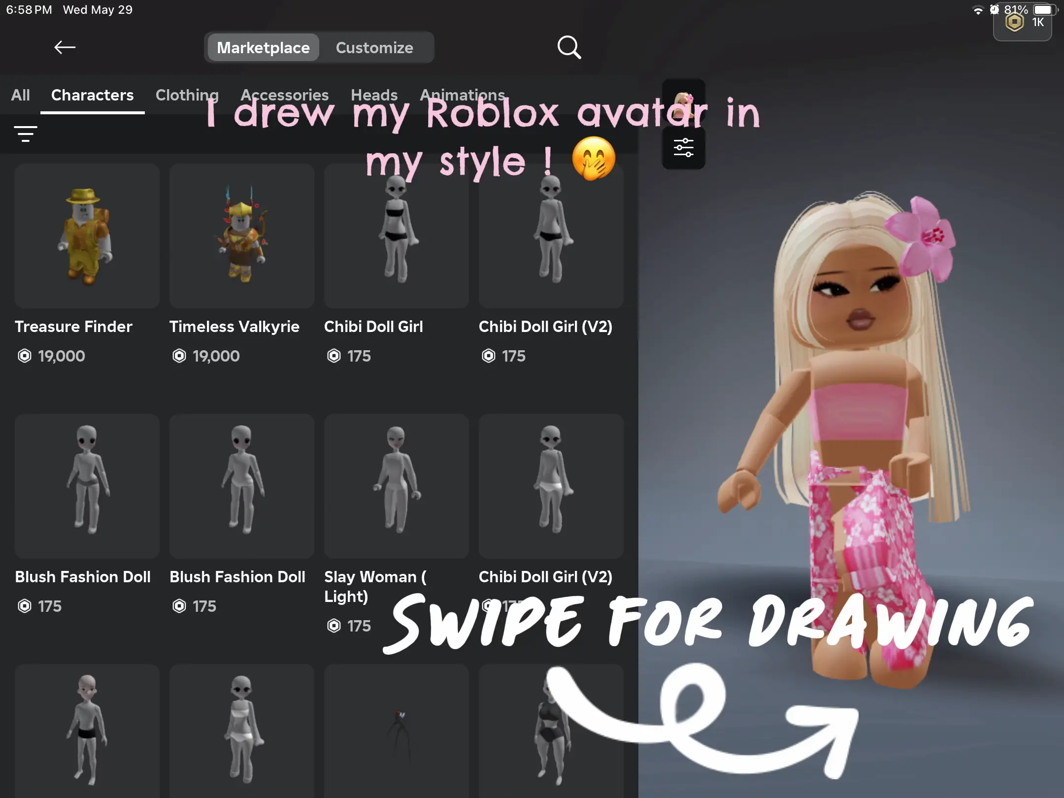 Avatar Roblox Doll - Lemon8 Search