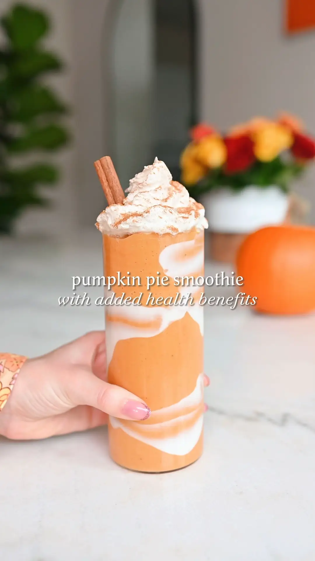 Pumpkin Pie Smoothie with my Vitamix Personal Cup Adapter - Love, Jaime
