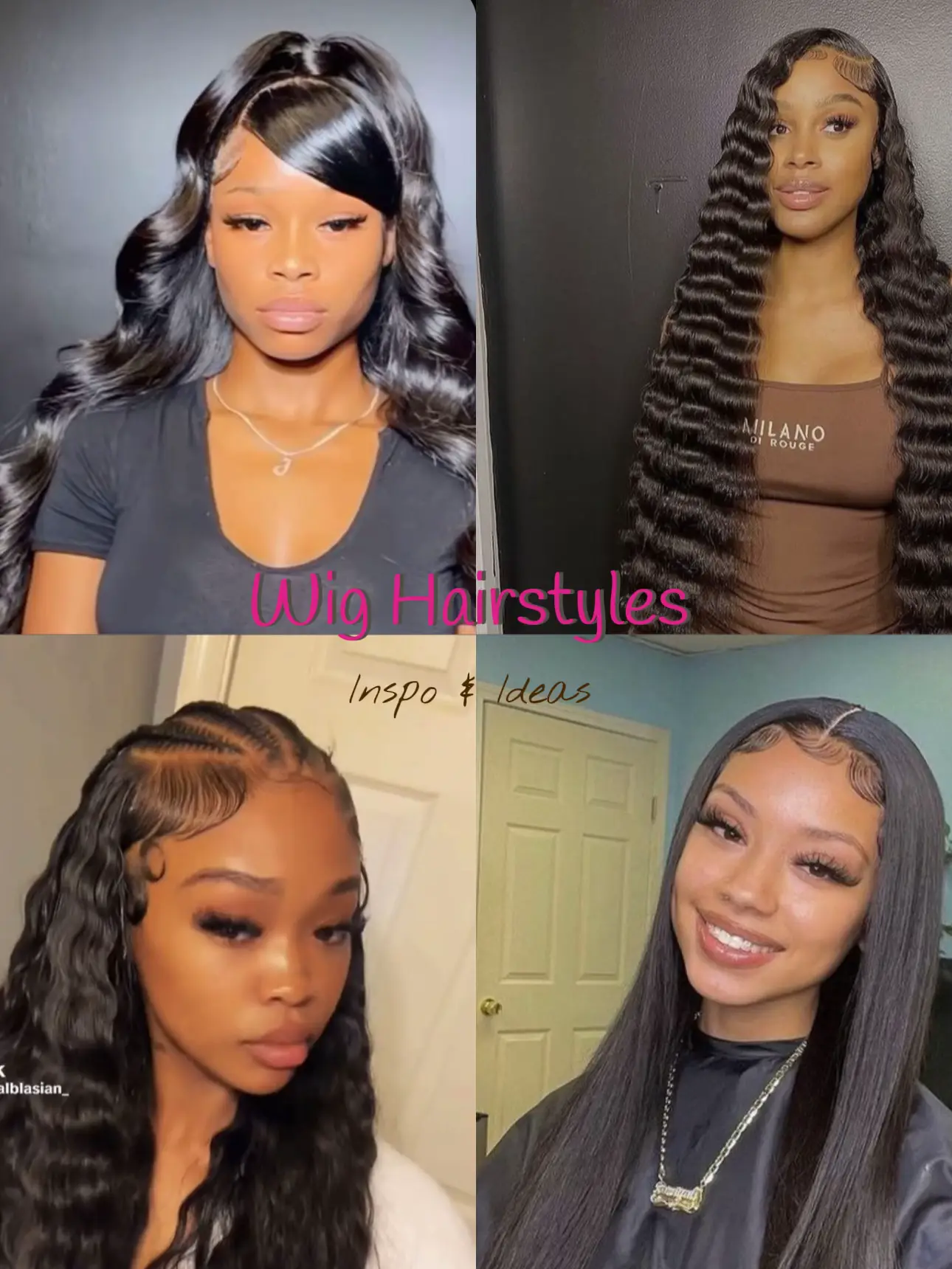 Amazing middle part styles  Straight hairstyles, Hair styles, Wig  hairstyles