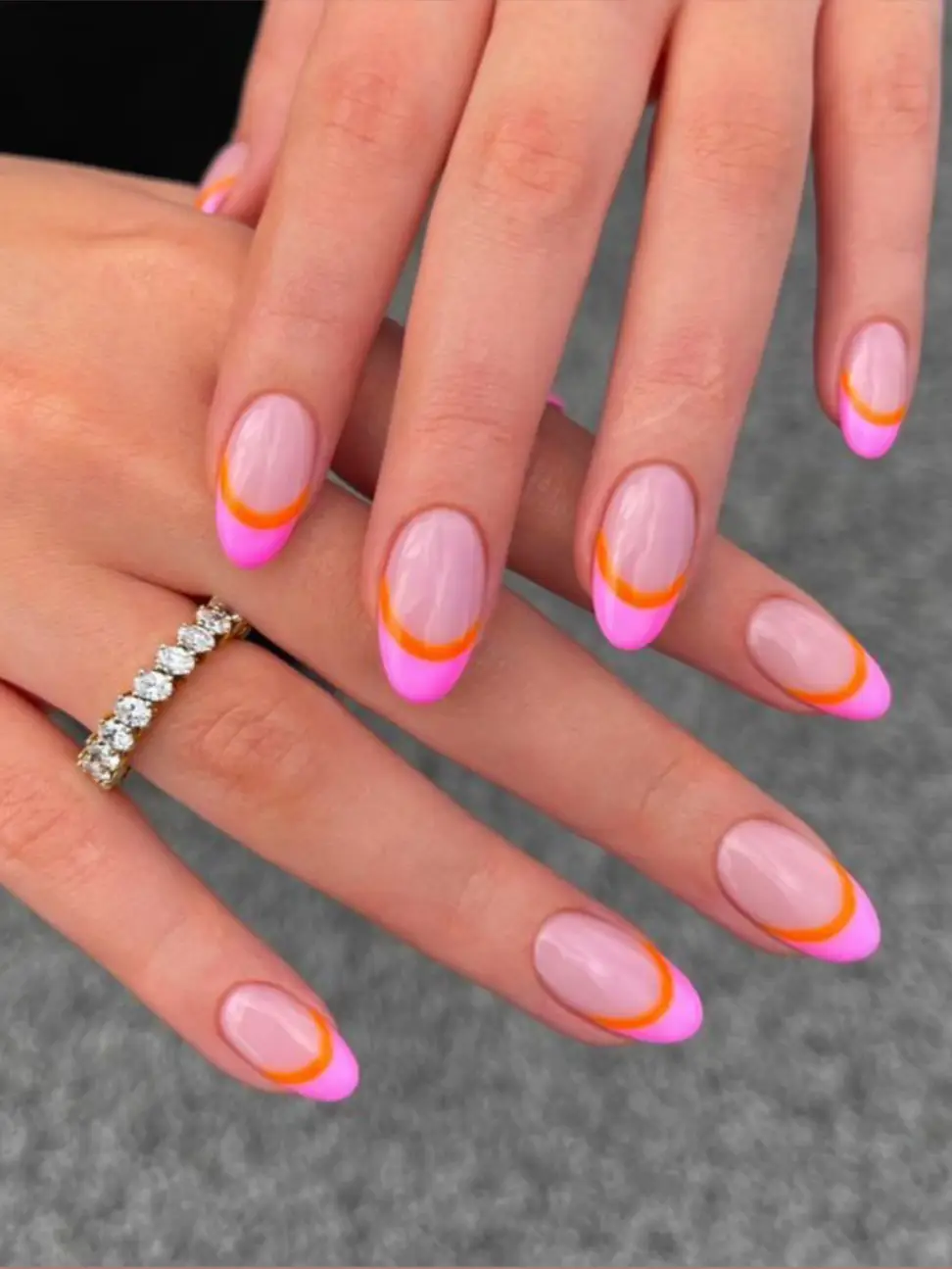 Embrace the Warmth with Radiant Summer Nails : Leopard Bright Pink Nails