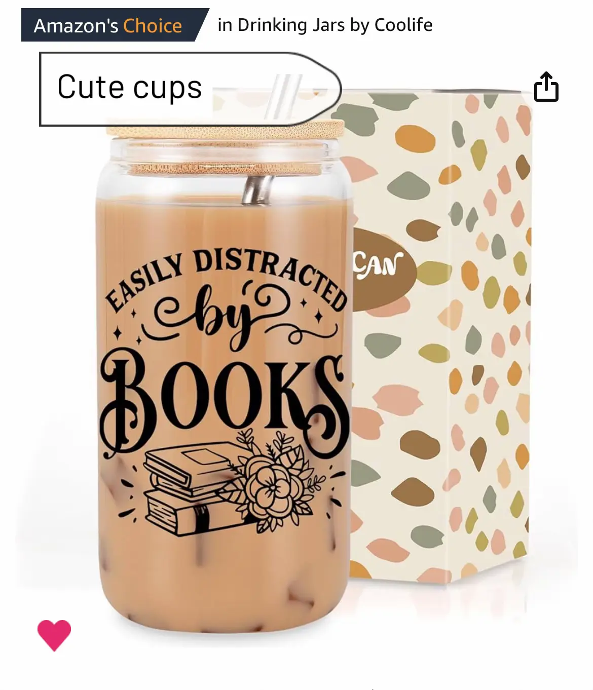  A jar with a book on it.
