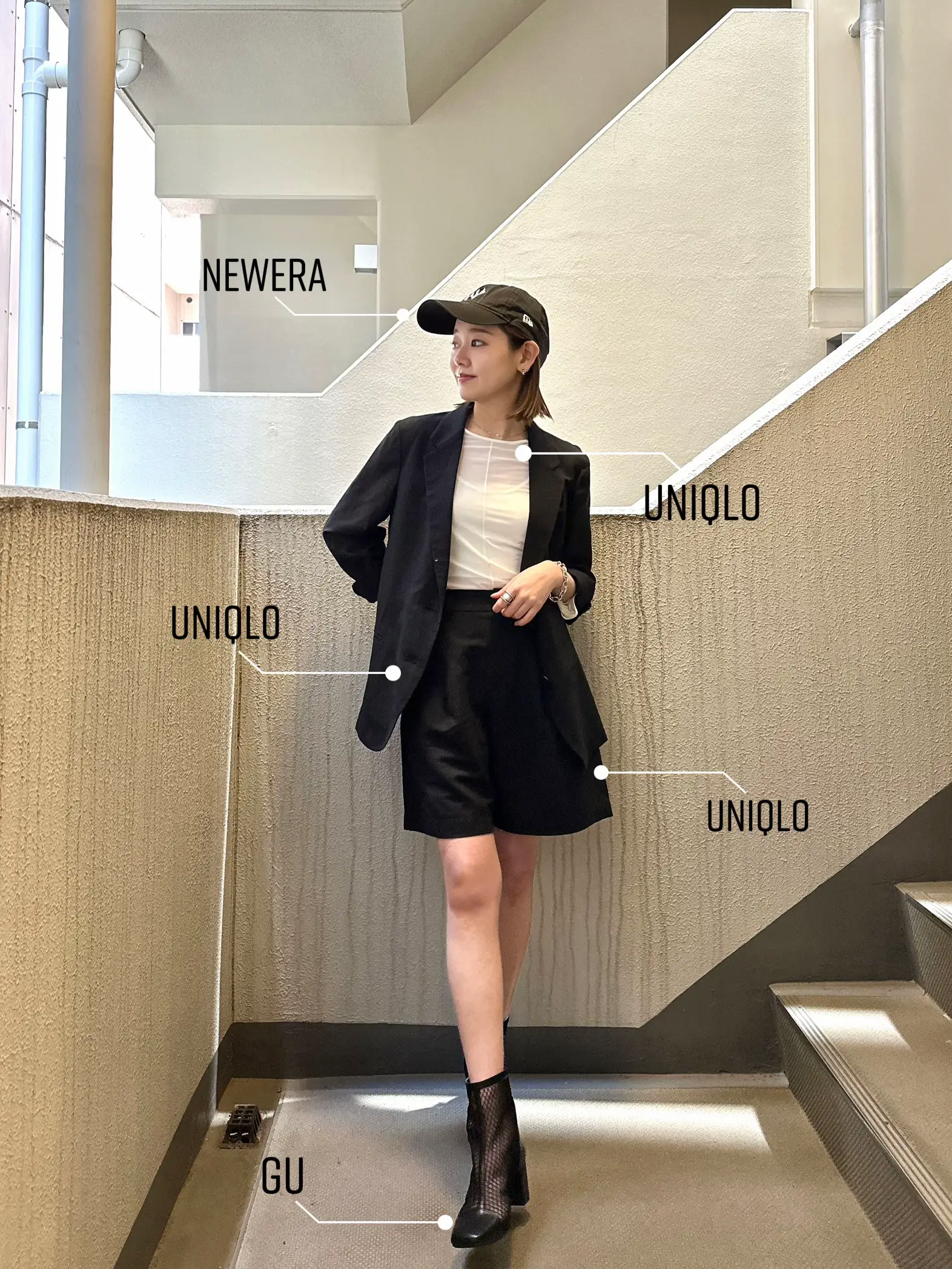 UNIQLO購入品 】コントワーデコトニエ×セットアップコーデ🖤 | YumiCa /152cmが投稿したフォトブック | Lemon8