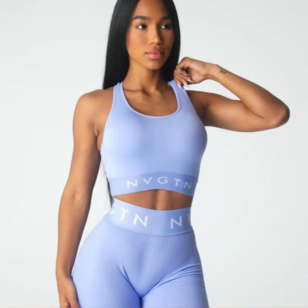 Nvgtn Clothingnvgtn Seamless Yoga Set For Women - Sleeveless Gym & Workout  Clothing