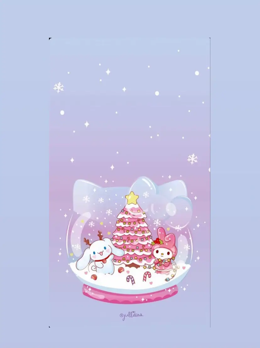 Pastele Best hello kitty christmas iphone wallpaper Custom