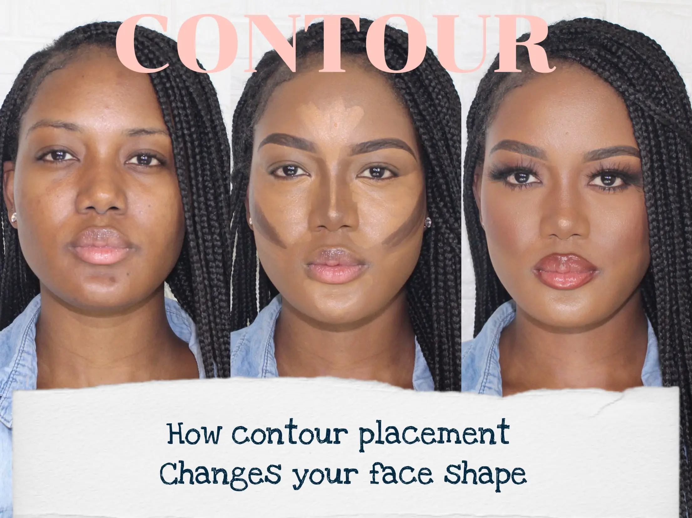 Easy contour tutorial - e.l.f Cosmetics Contour Wand #contour  #contourtutorial #facecontouring 