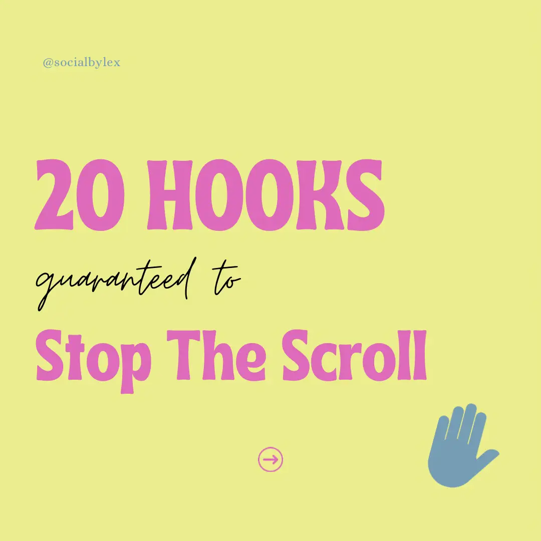 20 HOOKS TO USE IN YOUR CONTENT RIGHT NOW ✨'s images