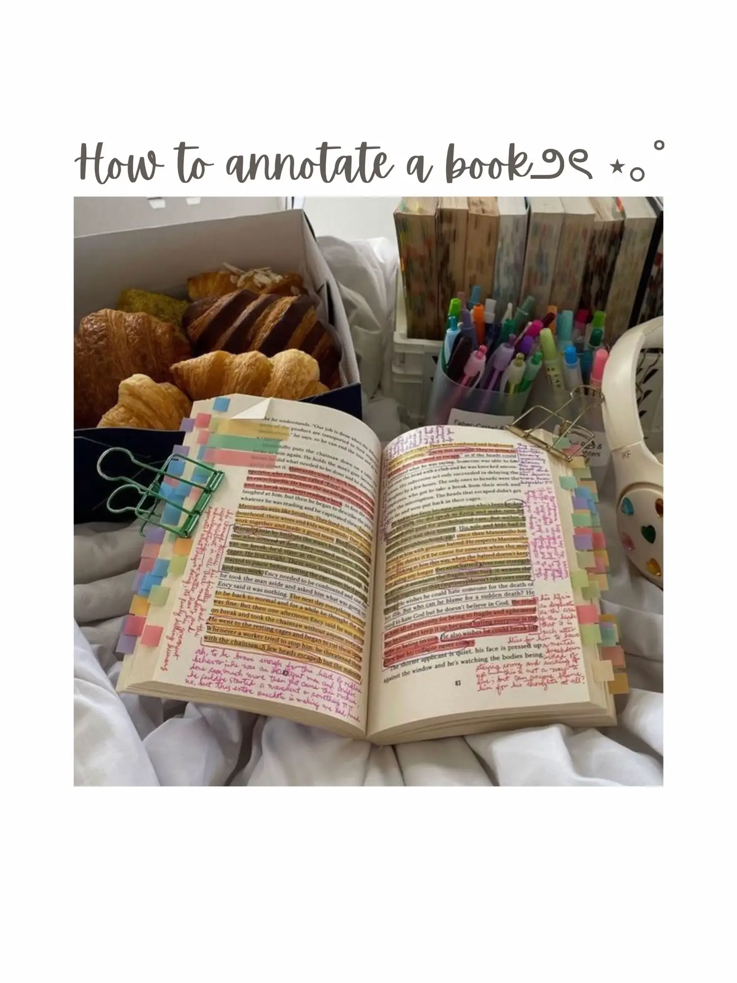 annotating books - colour code  Book reading journal, Book tabs, Book  annotation