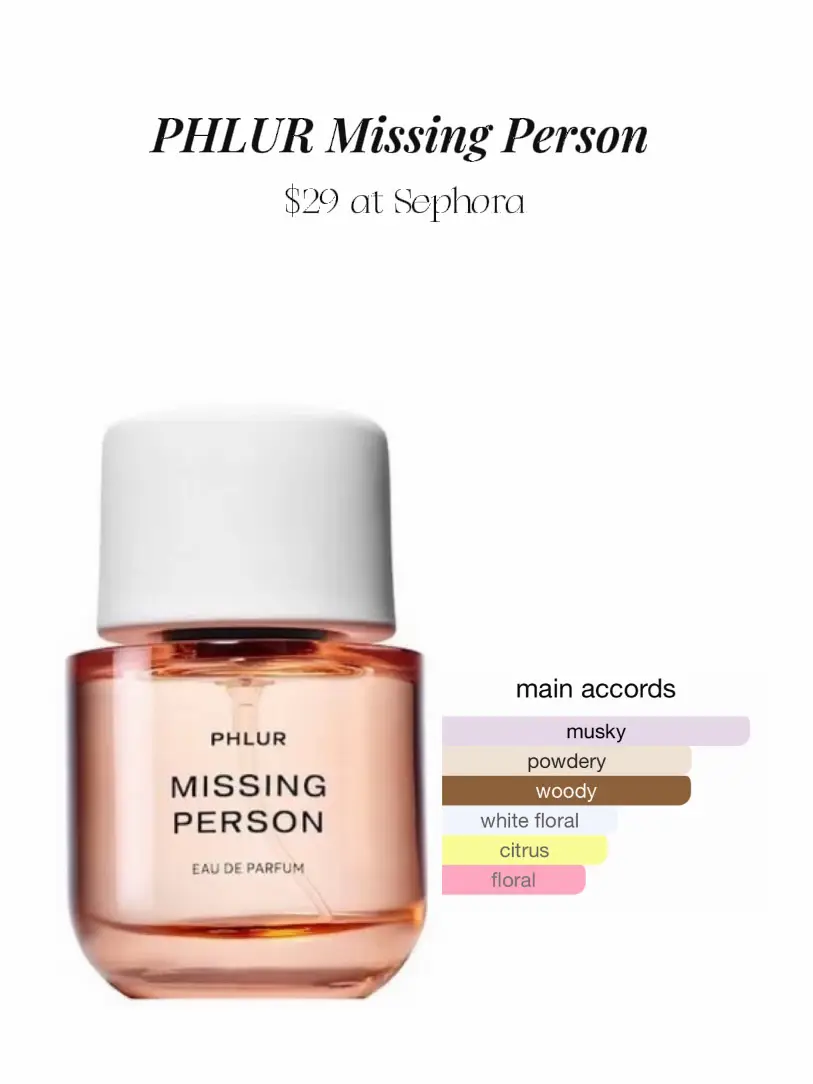 Phlur Missing Person Eau de Parfum EDP Nearly Full Spray buy Bottle 1.4oz,