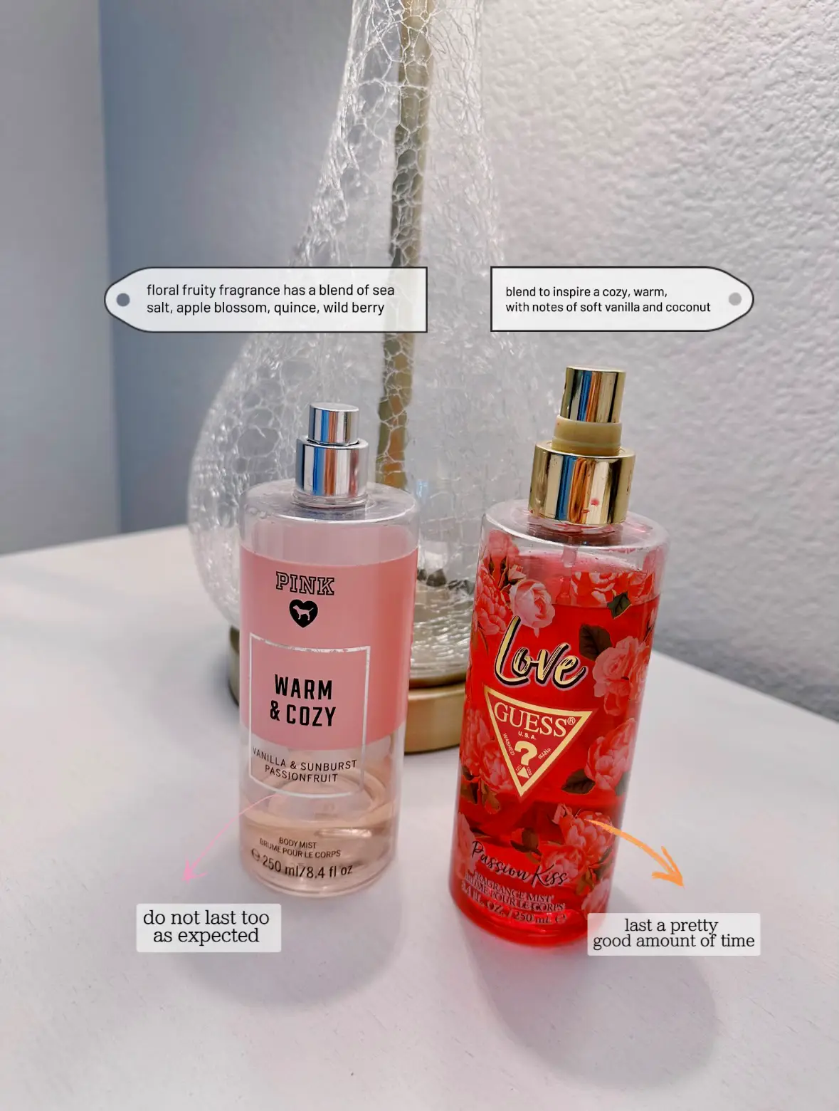 Guess Love Romantic Blush Fragrance Mist Spray - 8.4 oz - NEW 