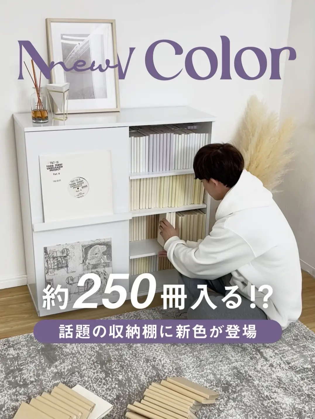 大人気本棚にNewカラーが登場🎨