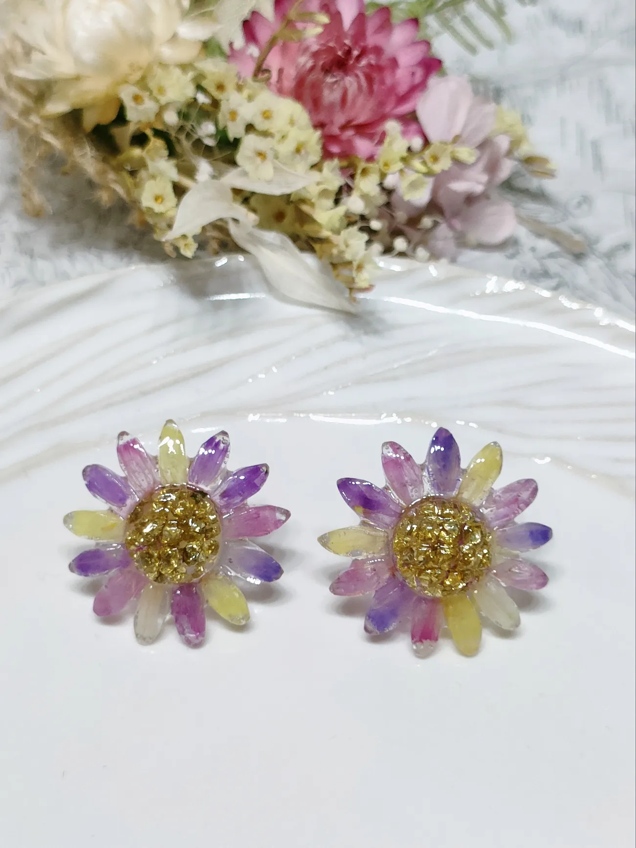 お花のイヤリング🌼ピアス | ❀yukinko❀が投稿したフォトブック | Lemon8