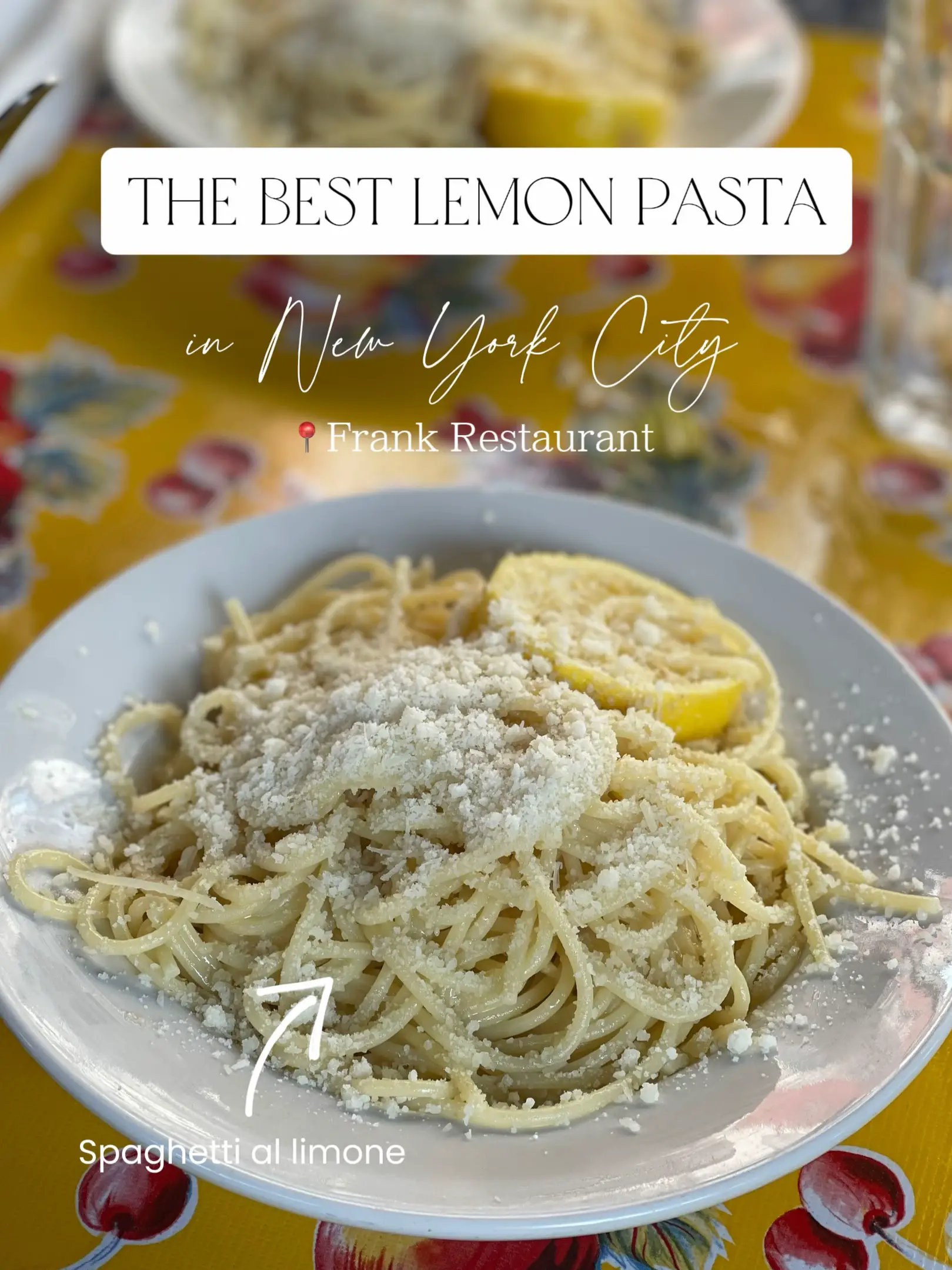 Where to get the best lemon pasta in NYC, Gallery posted by Christine