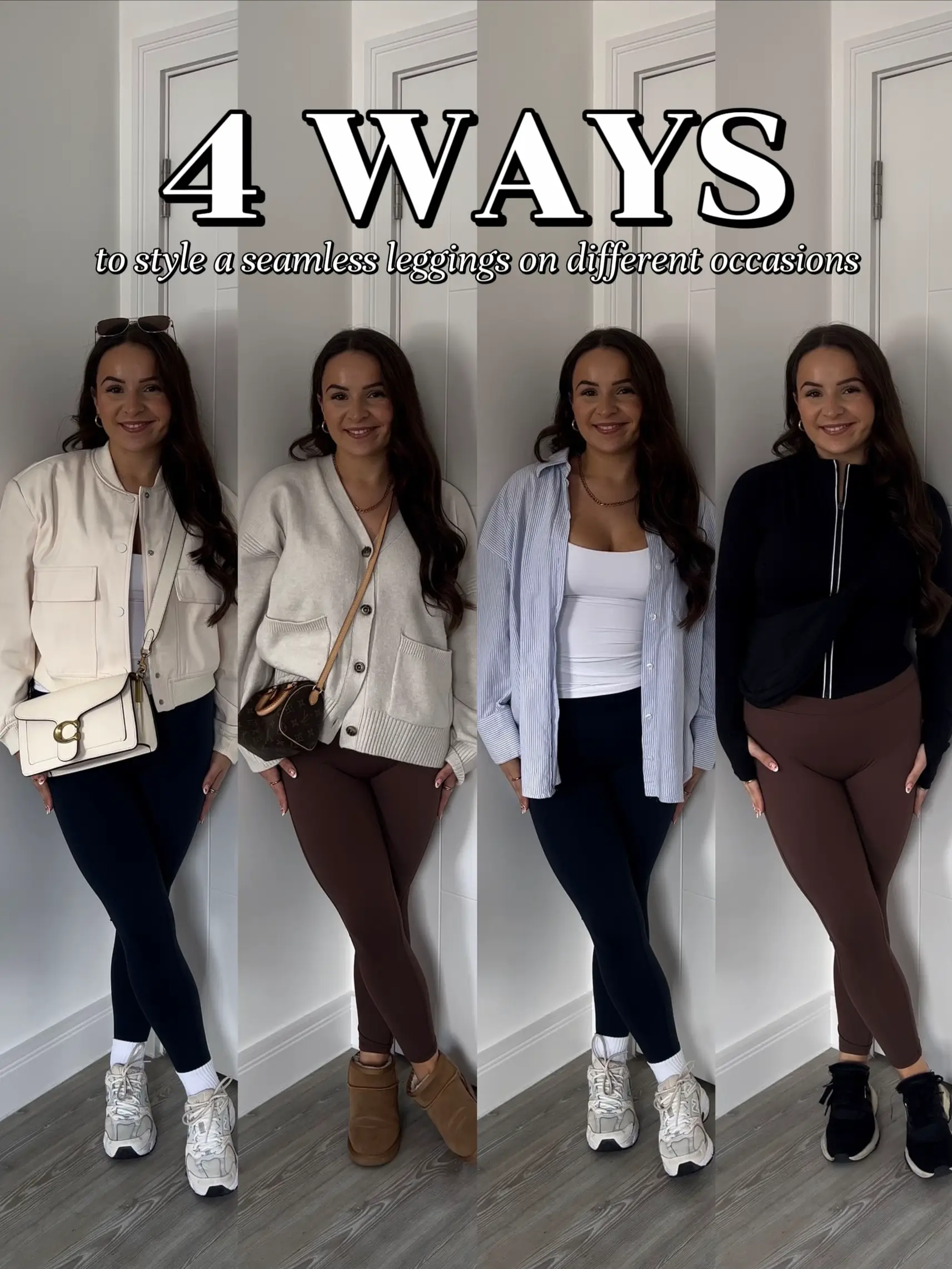 4 Ways to Style Leggings, Gallery posted by sideofsequins