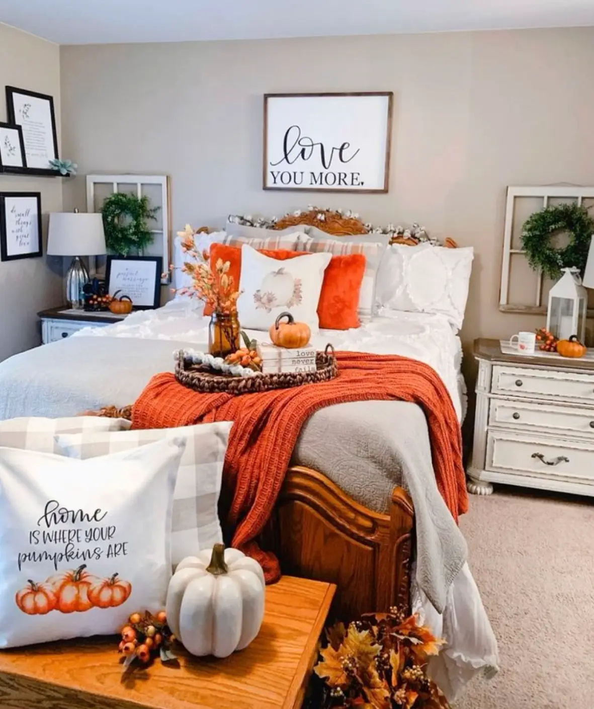 Fall decorations deals for bedroom