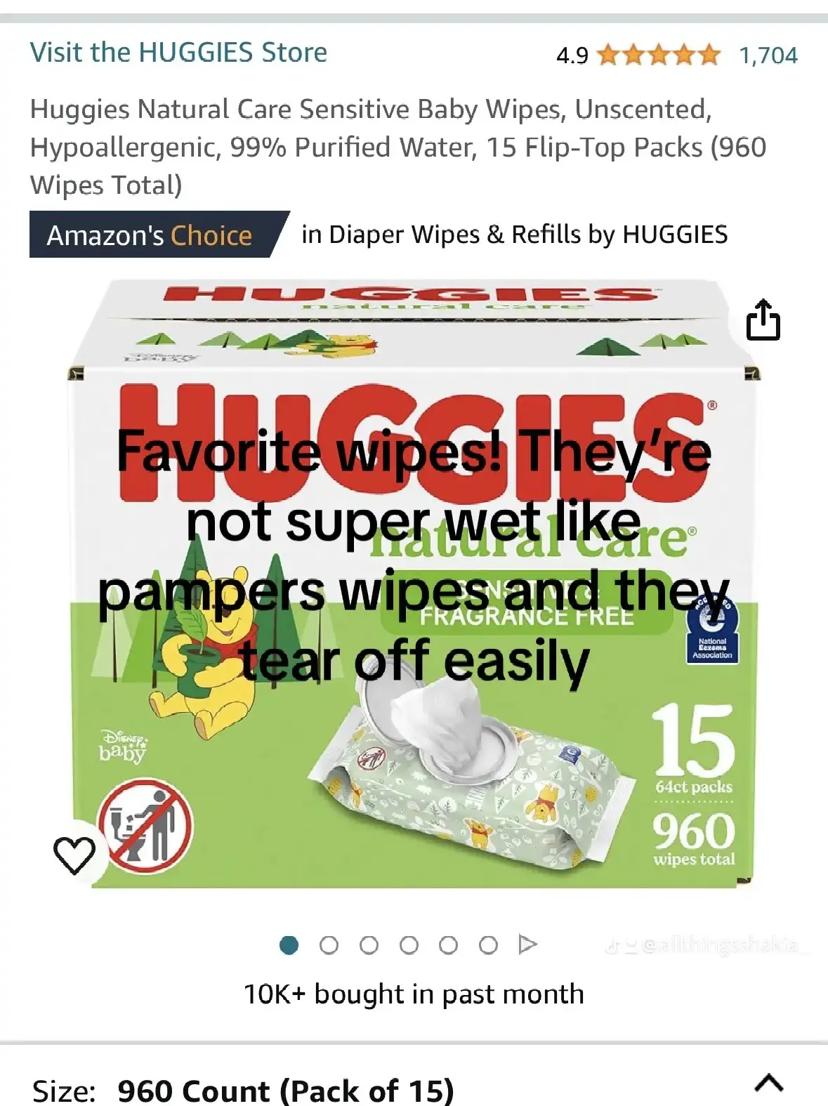 WaterWipes Baby Wipes Mega Value Pack, 720 ct - Harris Teeter