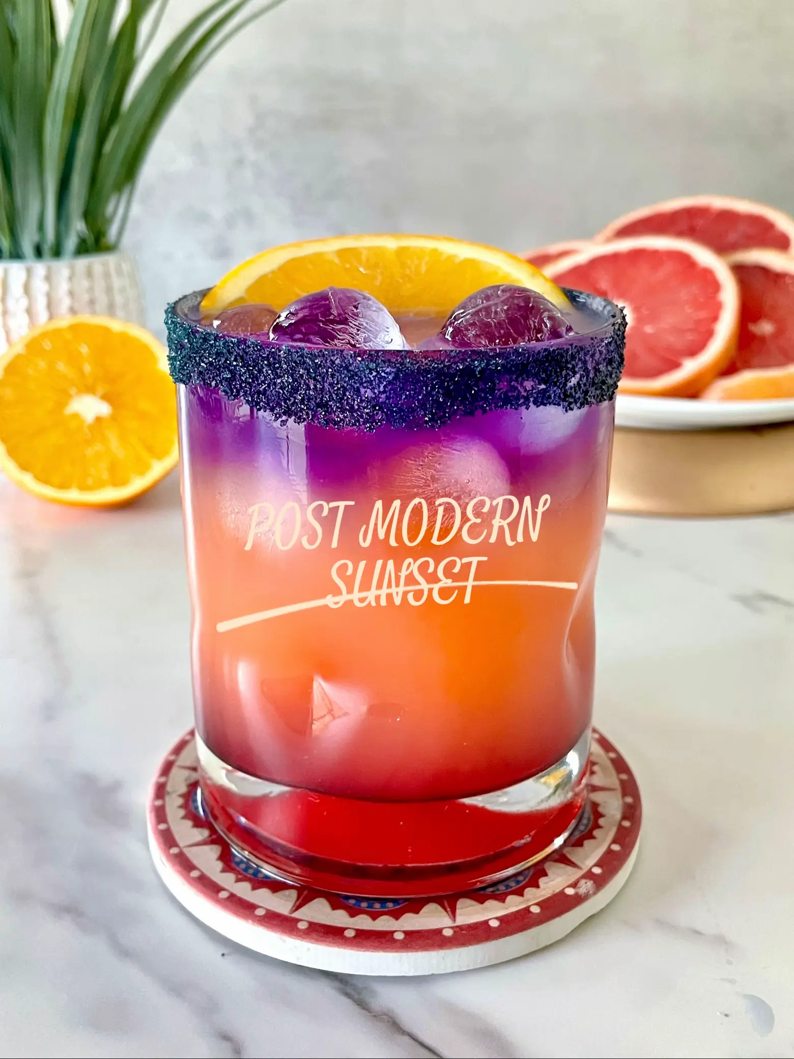 Post Modern Sunset-a twist on the tequila sunrise 's images
