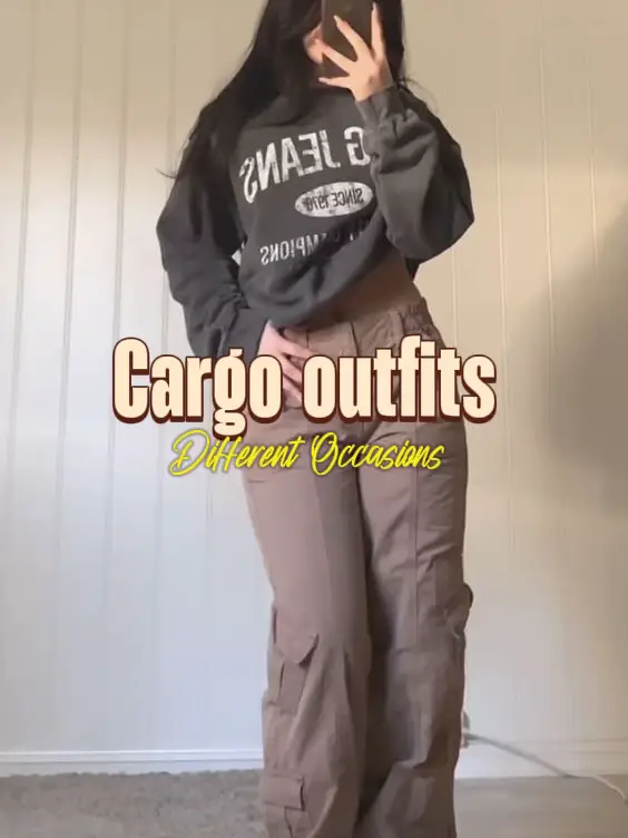 never have i ever had cargo pants fit THIS good #fashion