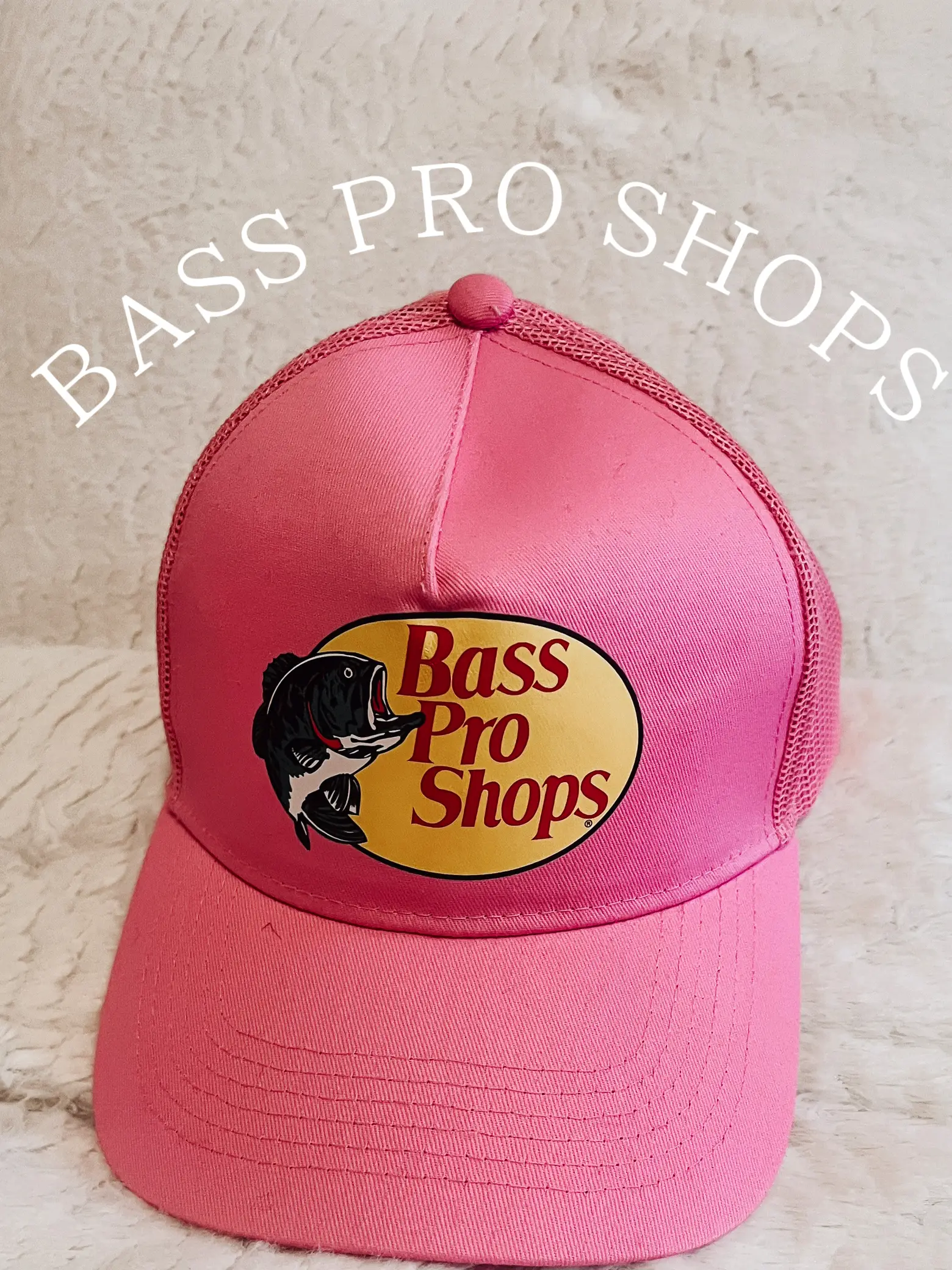 Real Bass Pro Shop Trucker Hat Kiss Mark / Von Dutch Trucker Hat / Vintage  Trucker Hat