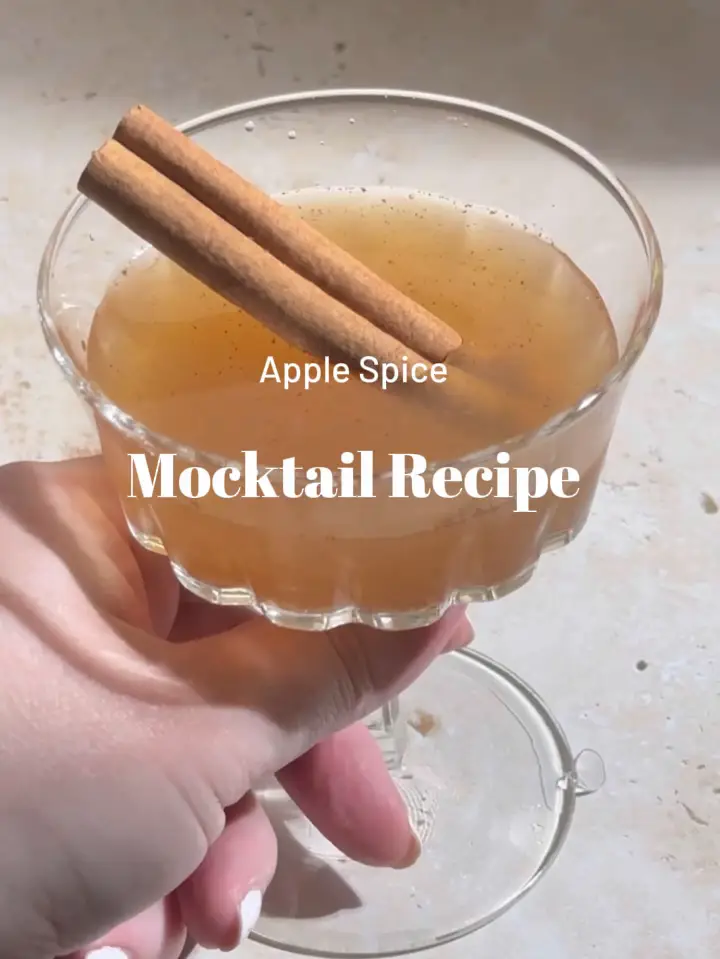 SPICED APPLE MOCKTAIL RECIPE — a vegan food photography and styling blog