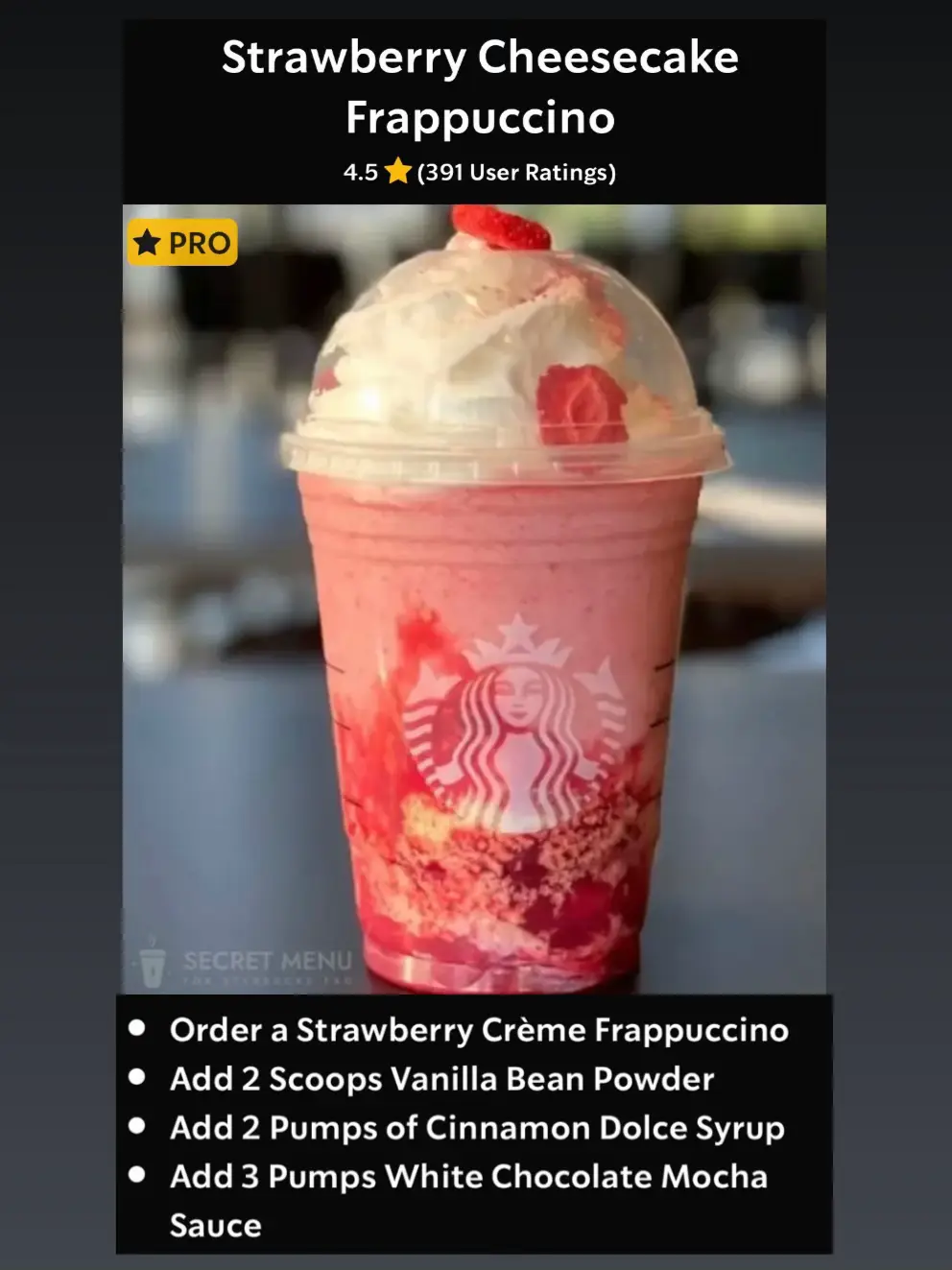 Starbucks strawberry offers Valentine Indonesia