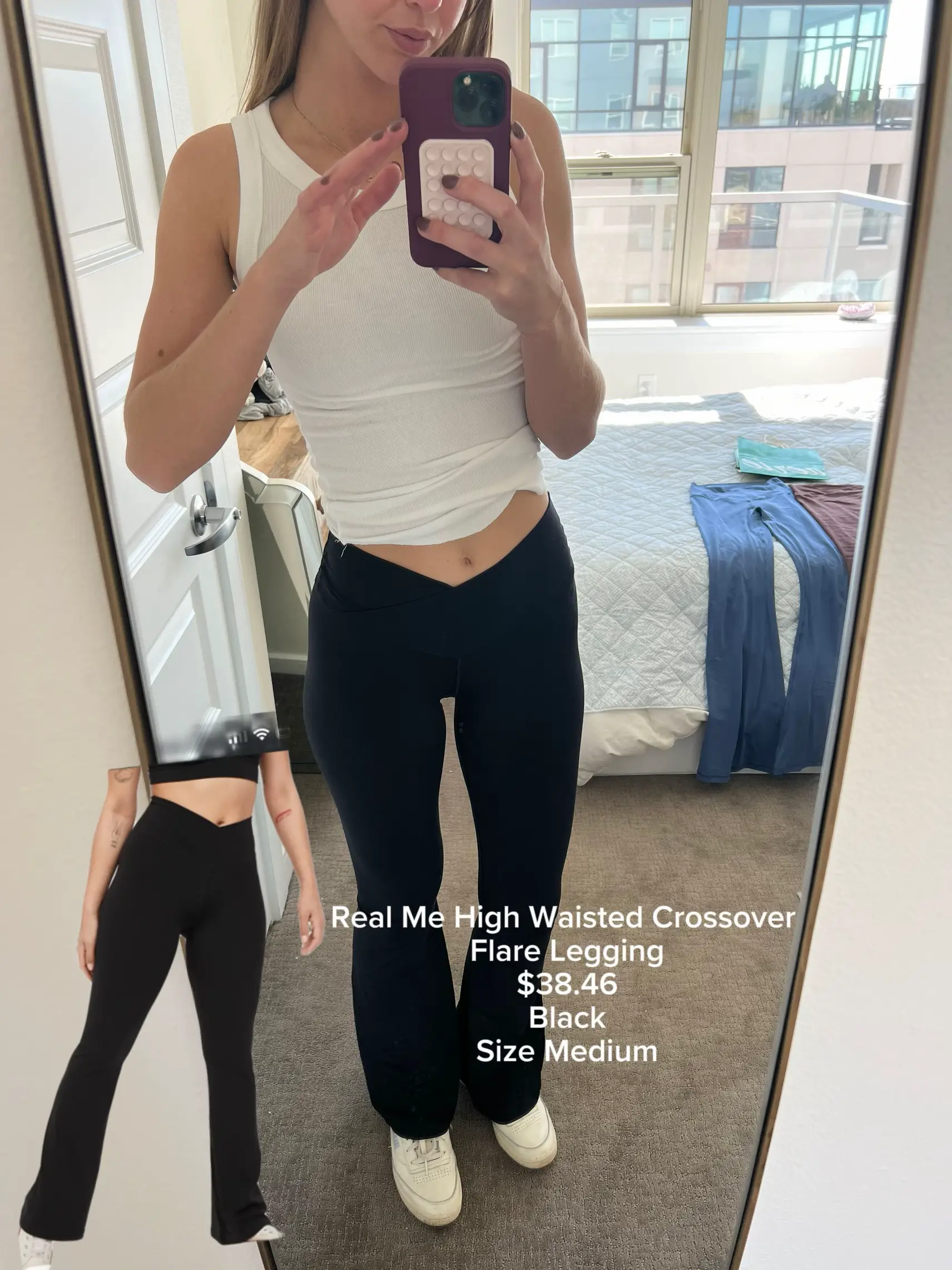 aerie: OMG! The Real Me Crossover Super Flare Legging is here!