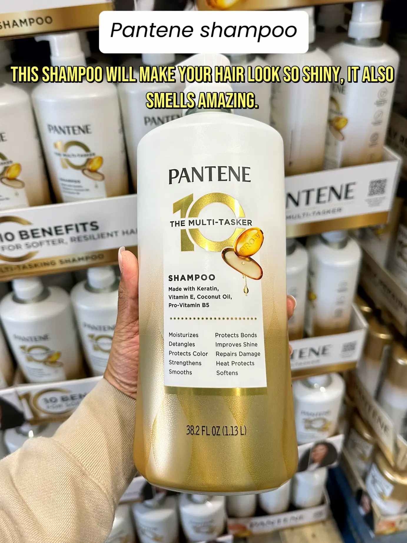 Pantene Multi-Tasker 10 Shampoo 38.2 fl oz