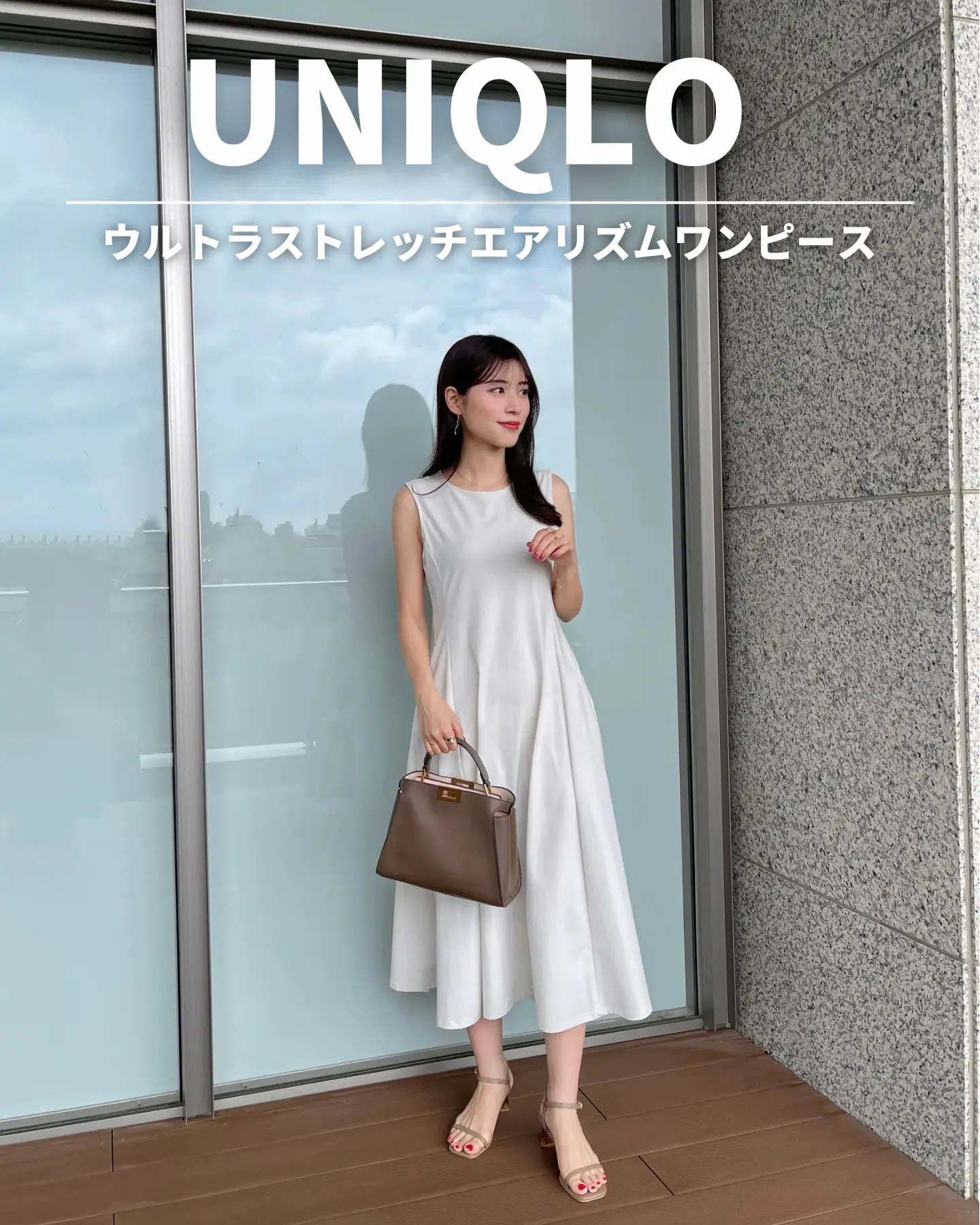 UNIQLOの綺麗めワンピース👗 | 𝐓𝐚𝐤𝐚𝐤𝐨｜160cmが投稿したフォト