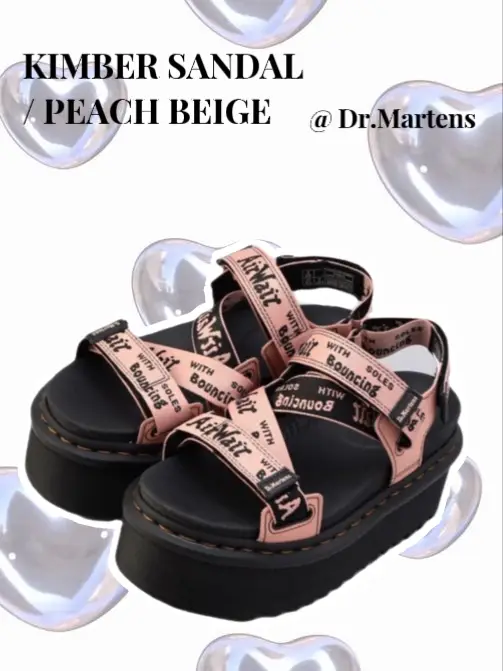 Dr.Martens KIMBER PEACH BEIGE 厚底サンダル スポーツサンダル