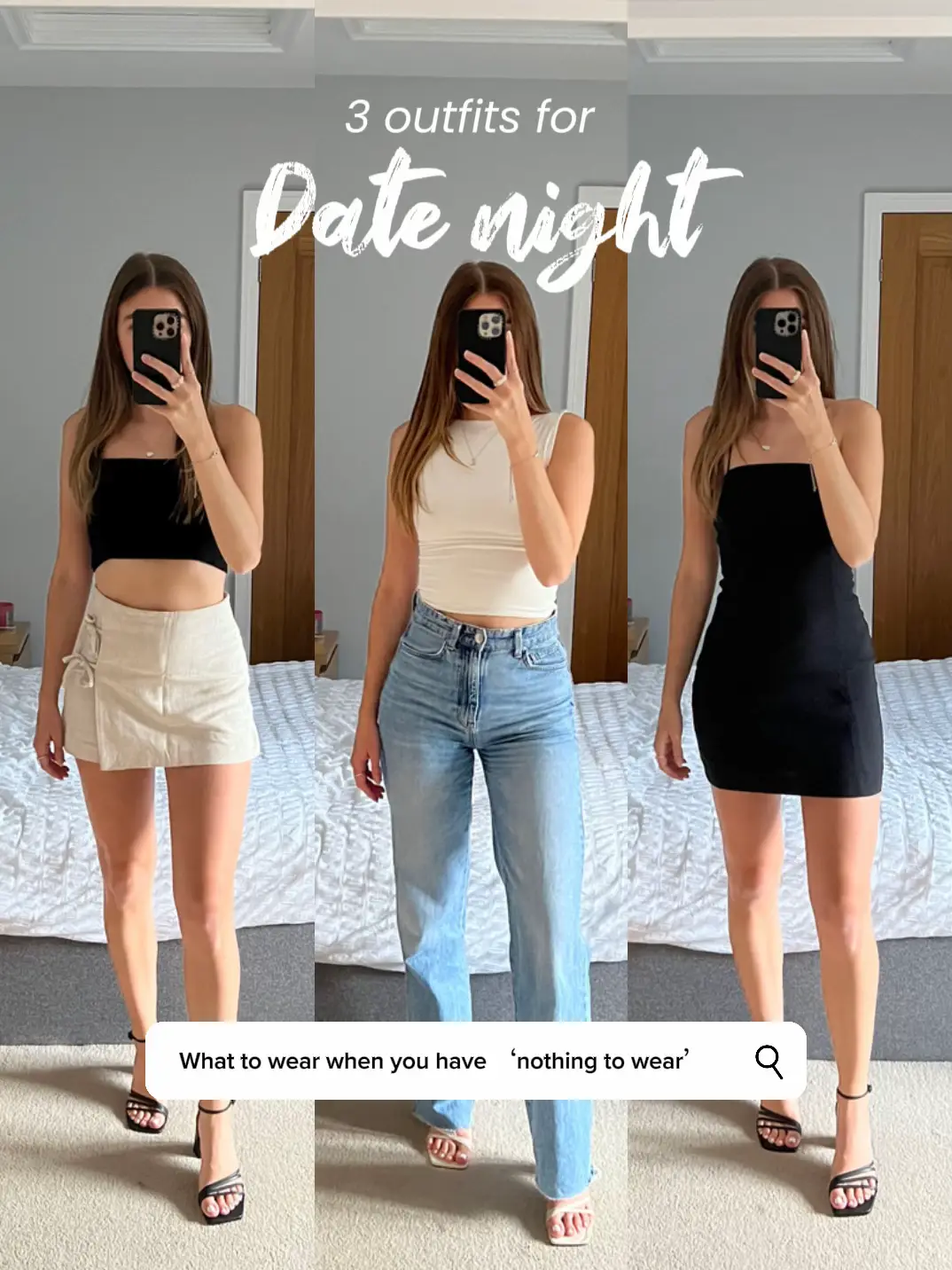 3 outfit ideas for a date night 🥰🫶🏻🥂, Gallery posted by Lia Sophie