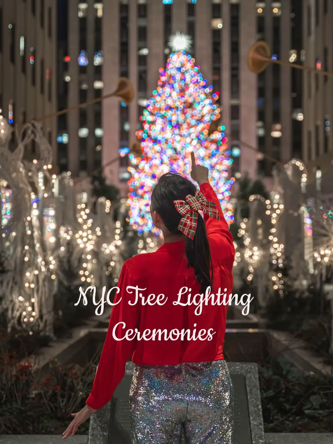 Full List NYC Christmas Tree Lighting Ceremonies วิดีโอที่เผยแพร่โดย