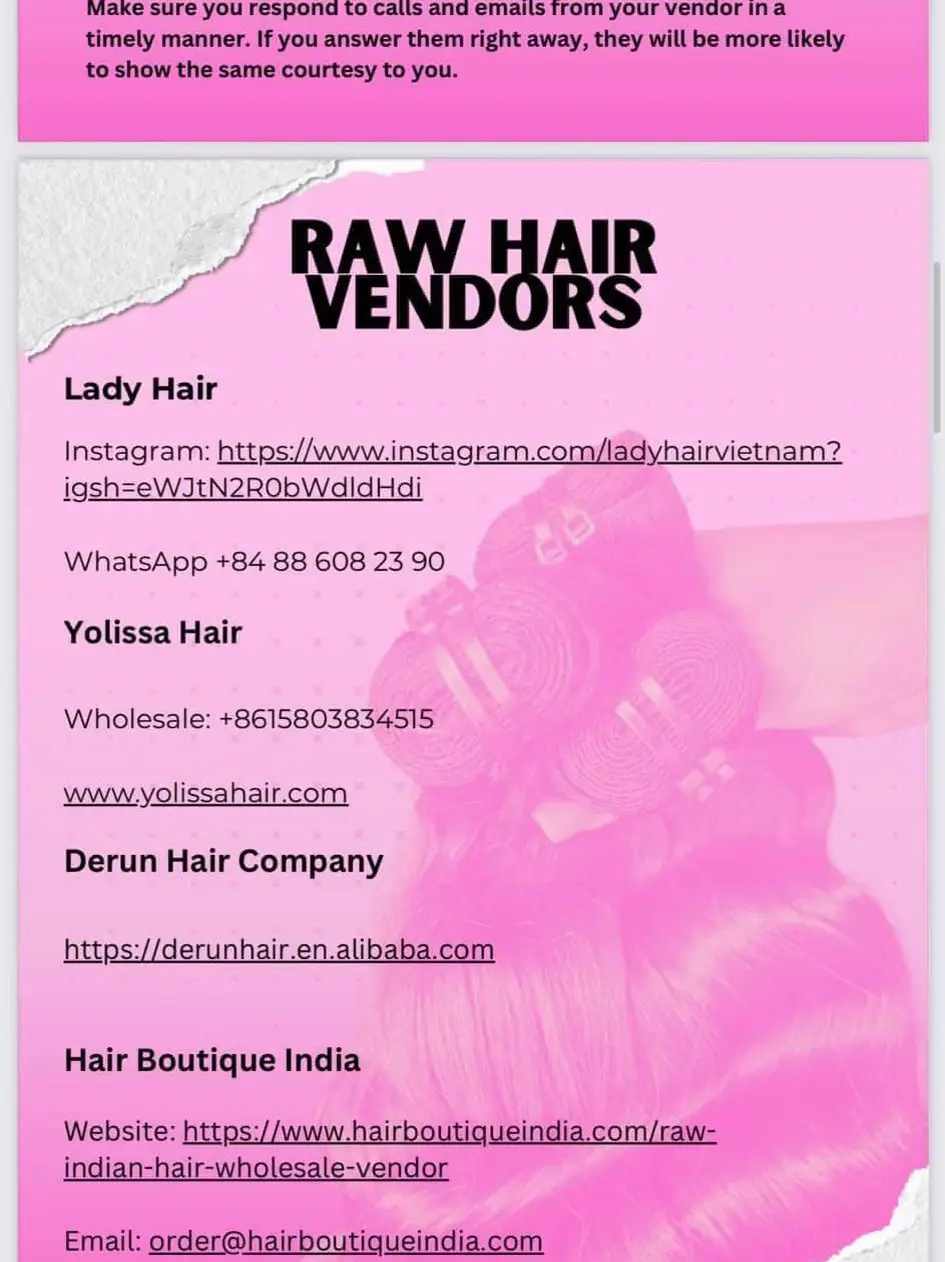 Free Wig Vendors Lemon8 Search