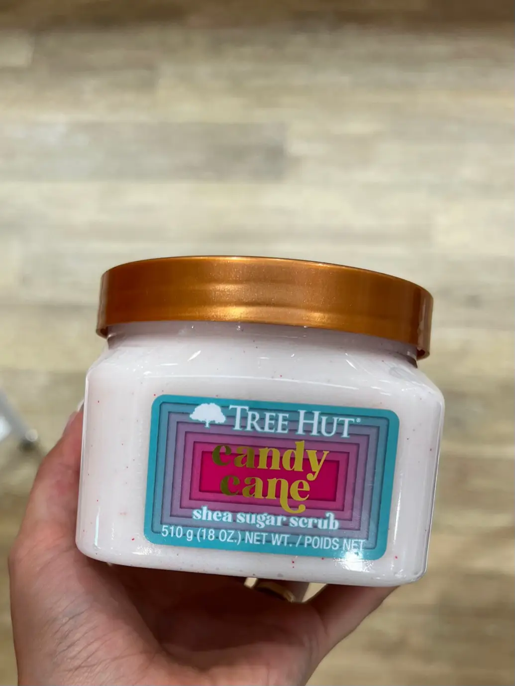 Tree Hut Candy Cane Shea Sugar Scrub 18oz