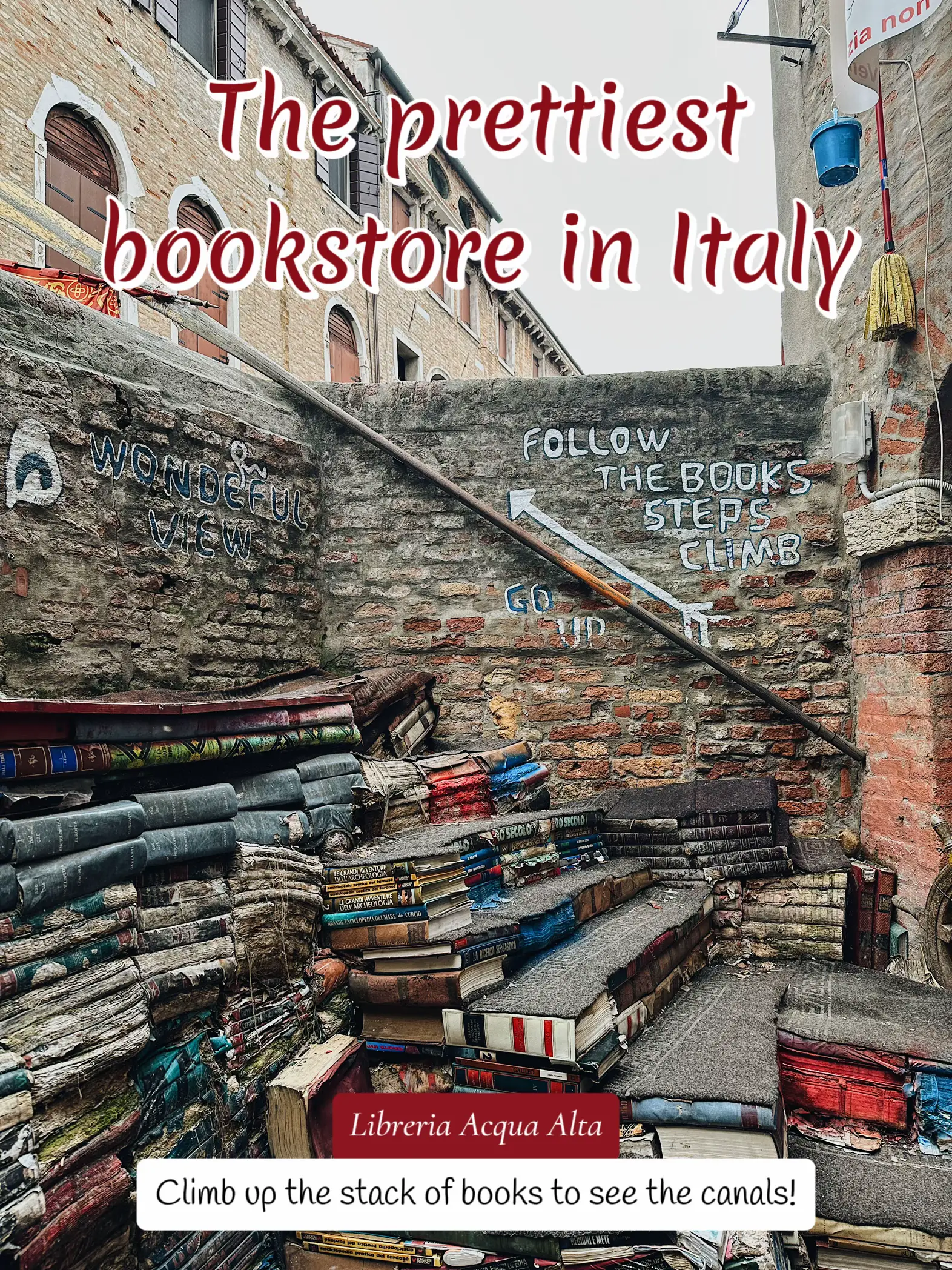 The Most Beautiful Bookstore in Italy 📖🛶, Gallery posted by Jordana