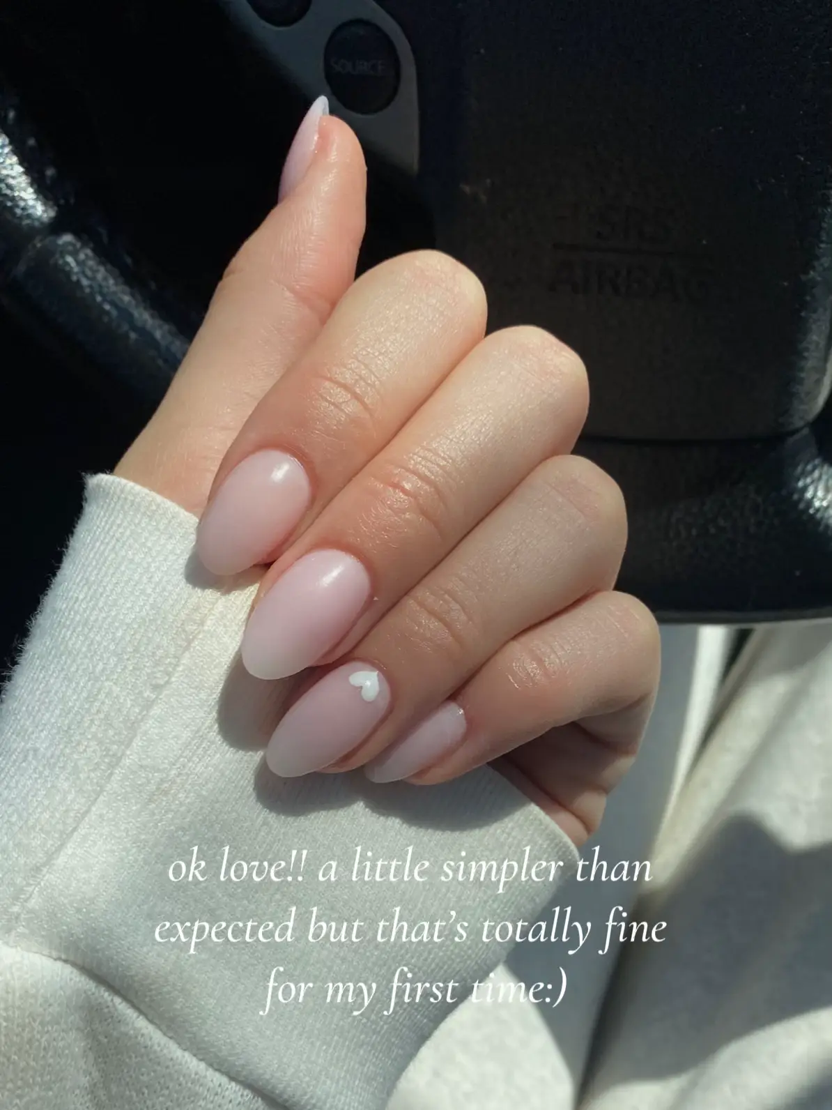 my first set of acrylic nails! | Gallery posted by michelle.belle | Lemon8