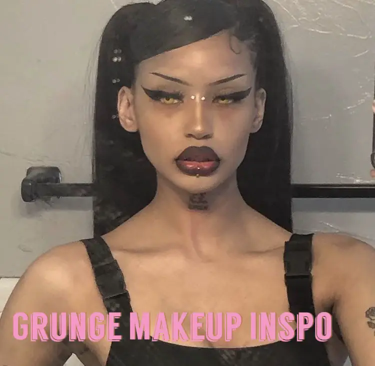 Y2K Grunge Girl's Makeup