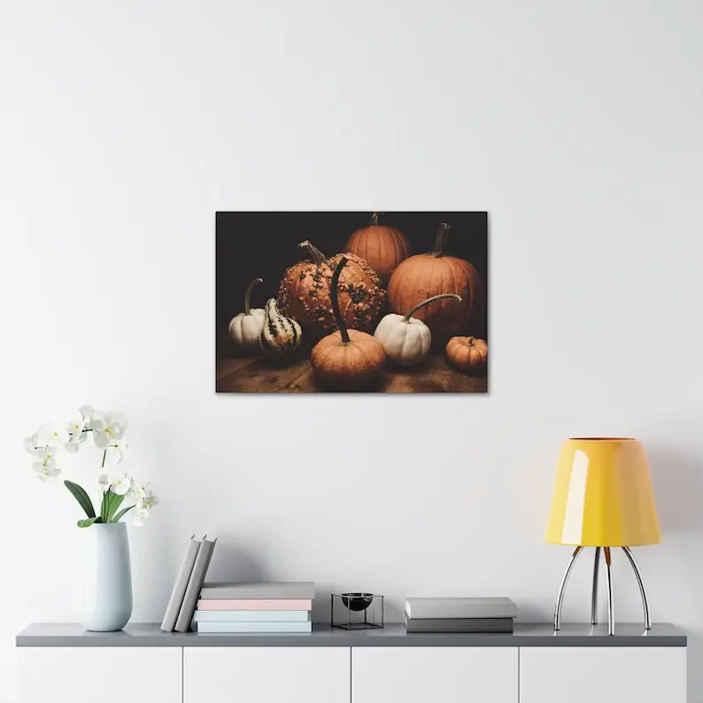 Pumpkin Fall Wall Decor, Fall Decor, Wall Art Gallery posted by