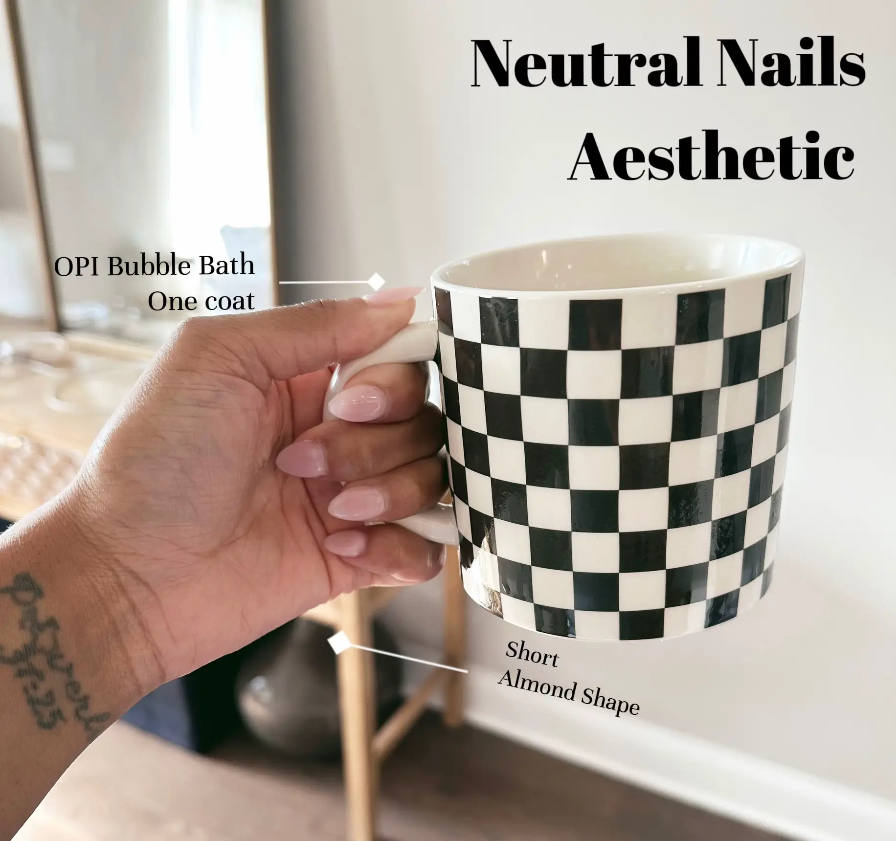 Aesthetic Checkered Mug