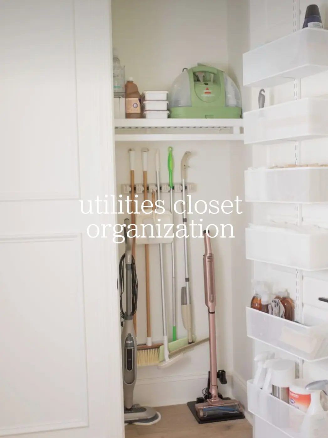 Storage Closet Organization & Bathroom Makeover - Katie's Bliss