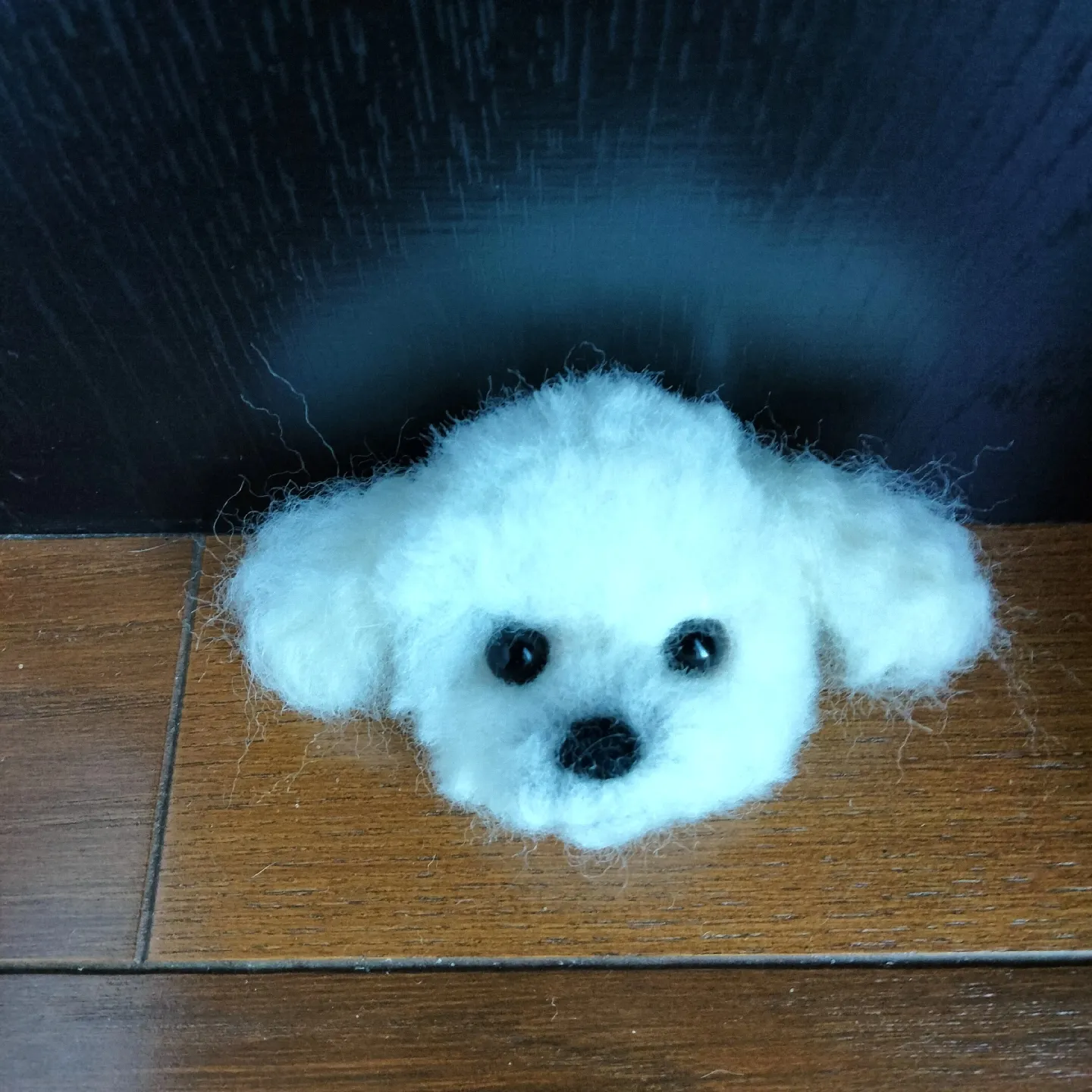 ぬいぐるみ ふりまわす 癒し 羊毛フェルトトイプードル