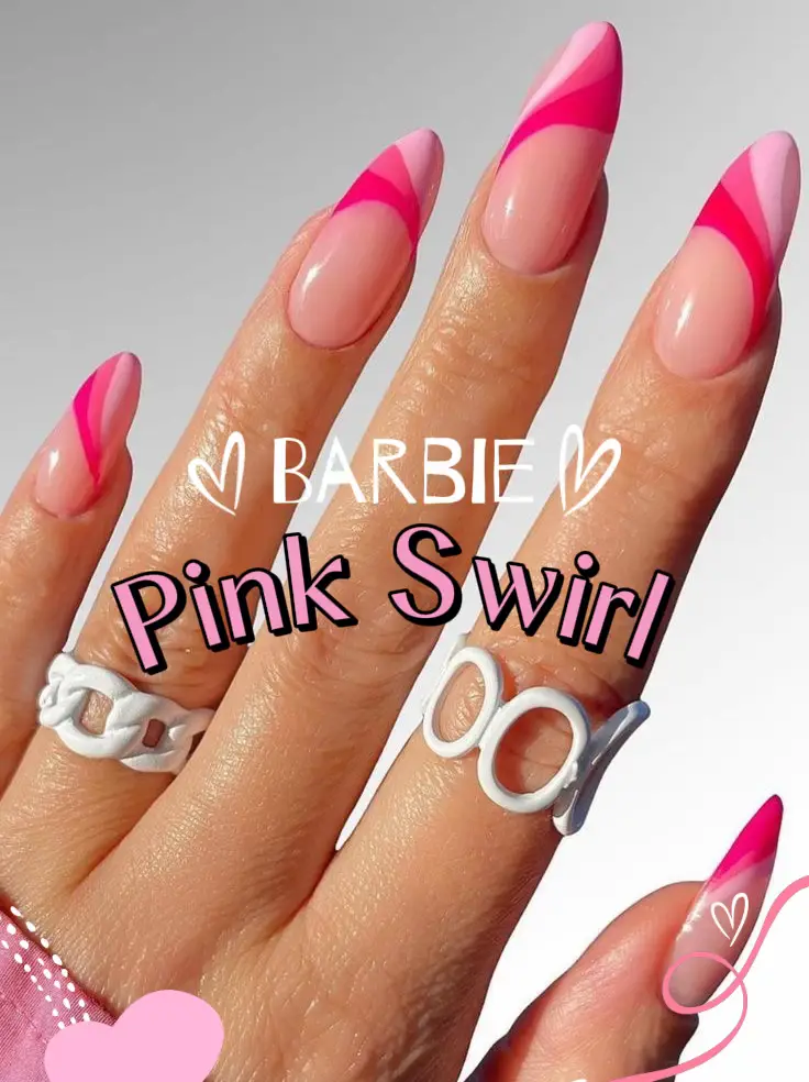 Bubble Gum Swirl Sheer Pink Nail Polish
