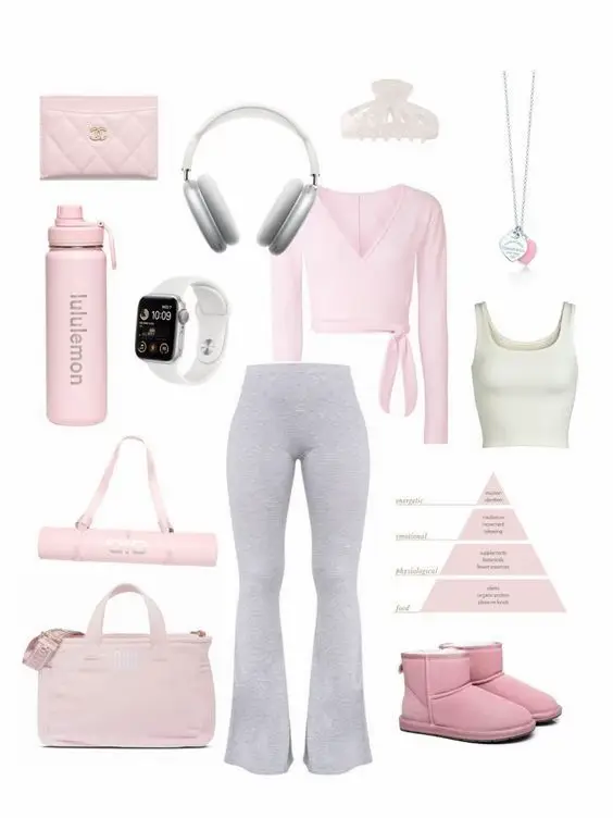 pink pilates princess ༉‧₊˚  Girly girl, Workout clothes, Cute outfits
