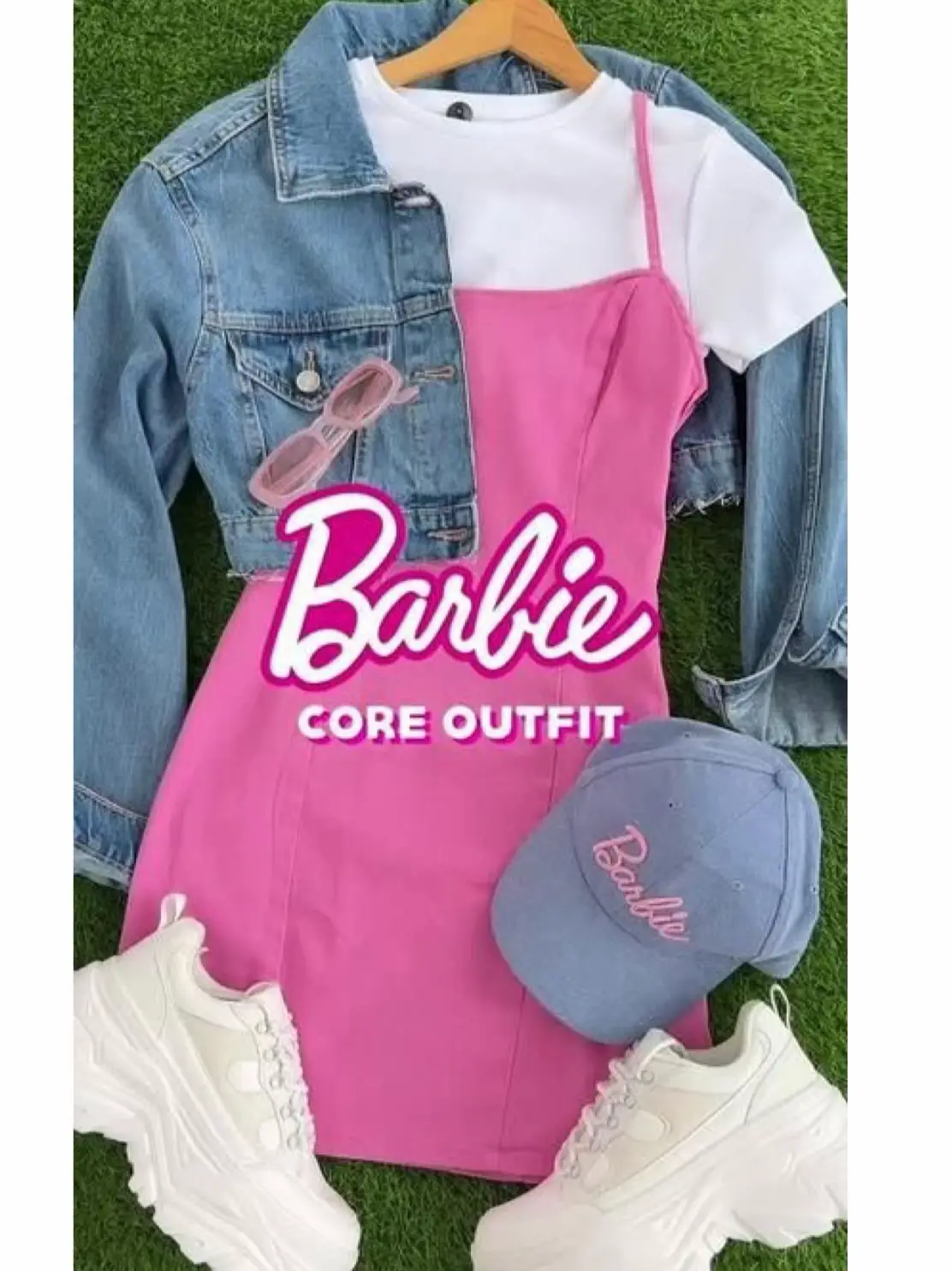 Spirit Halloween Pink Classic Barbie Box Crossbody Bag, Barbie Accessory