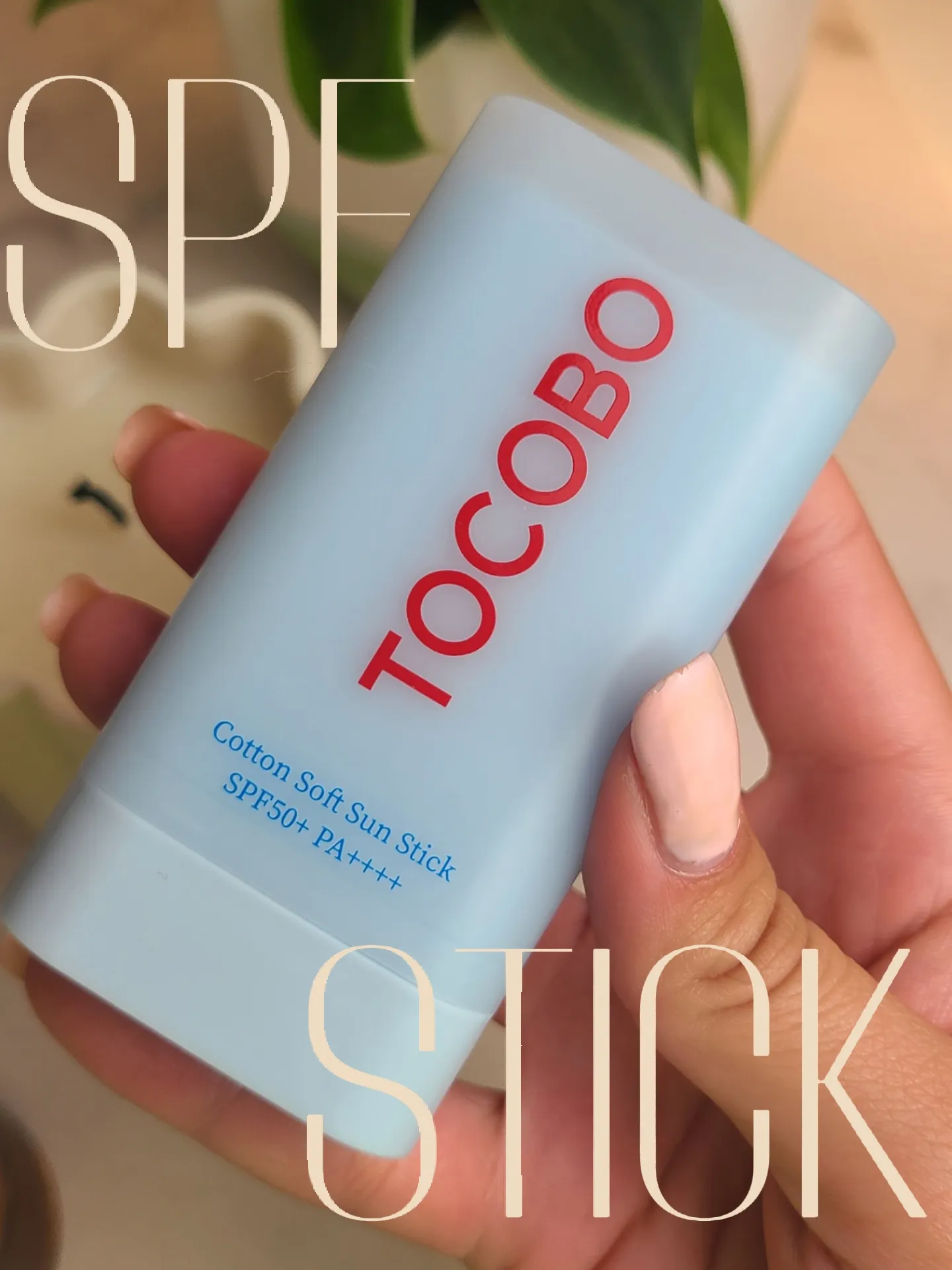 TOCOBO Cotton Soft Sun Stick SPF50+ PA++++ 2-PACK Smooth, Invisible Matte  Finish