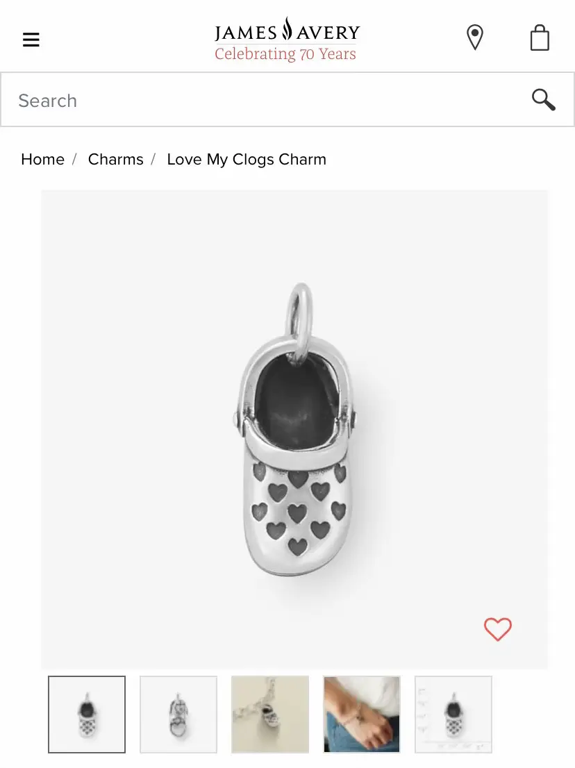 Croc charm sales james avery