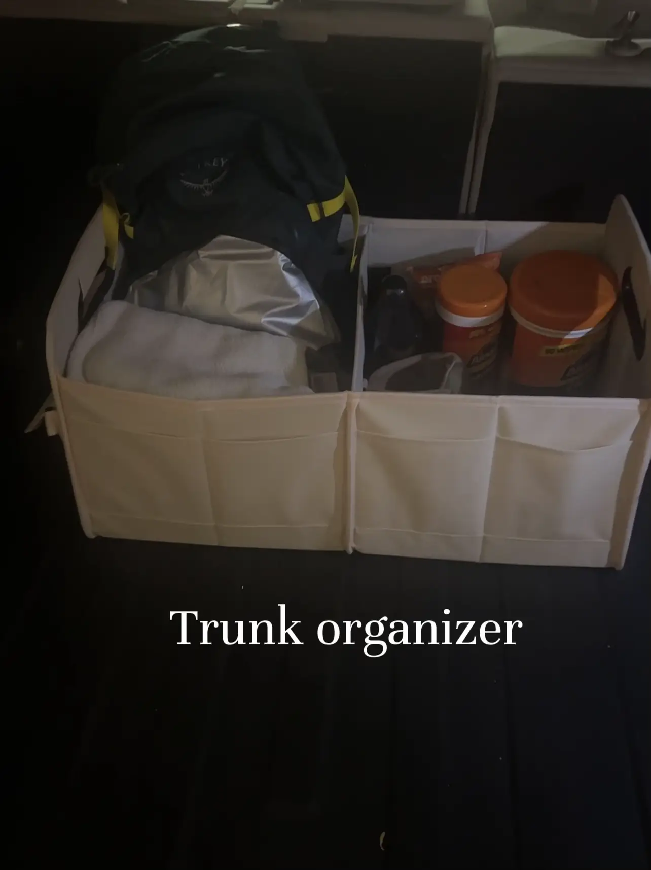  GPUSFAK Car Trunk Organizer with Individual Cooler Bag