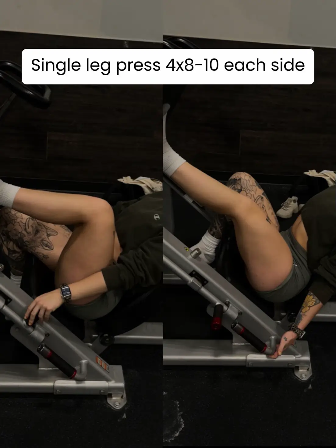 Single side leg press hot sale