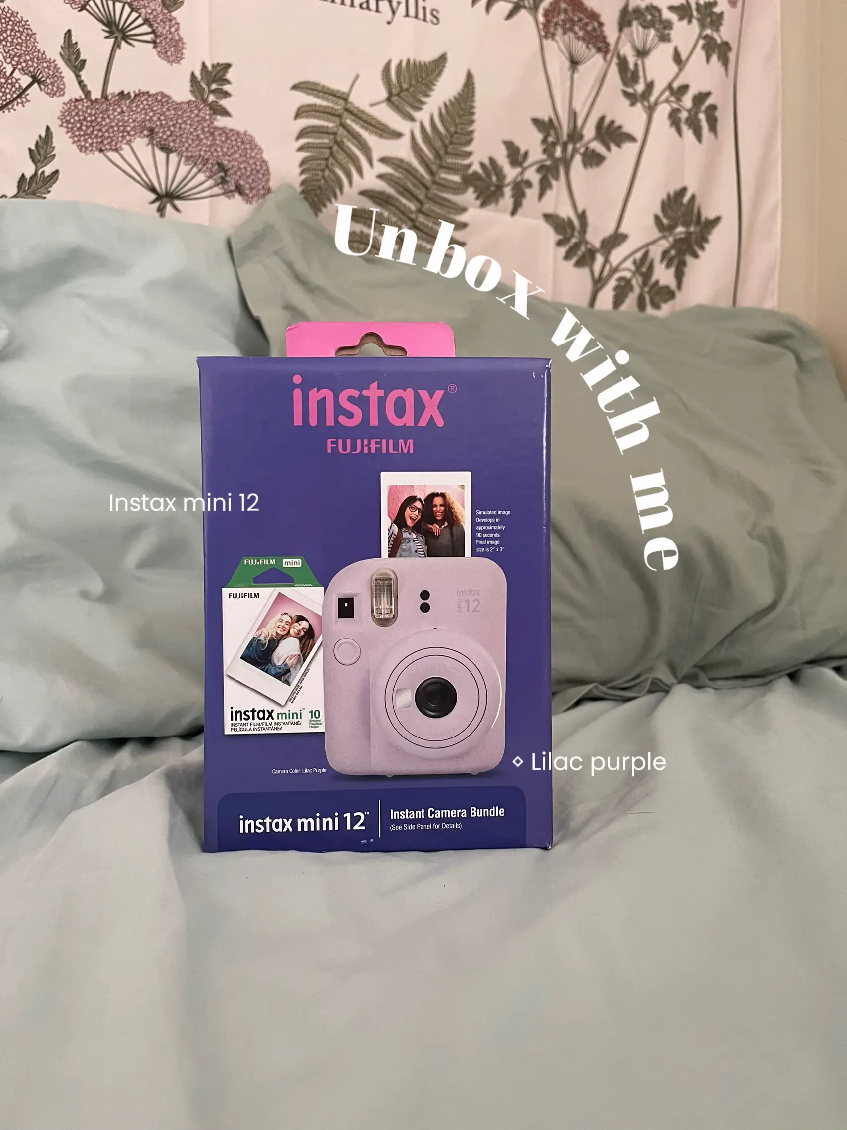 Kit INSTAX Mini 12 - Lilac Purple + 10 películas - Mi Foto Pro