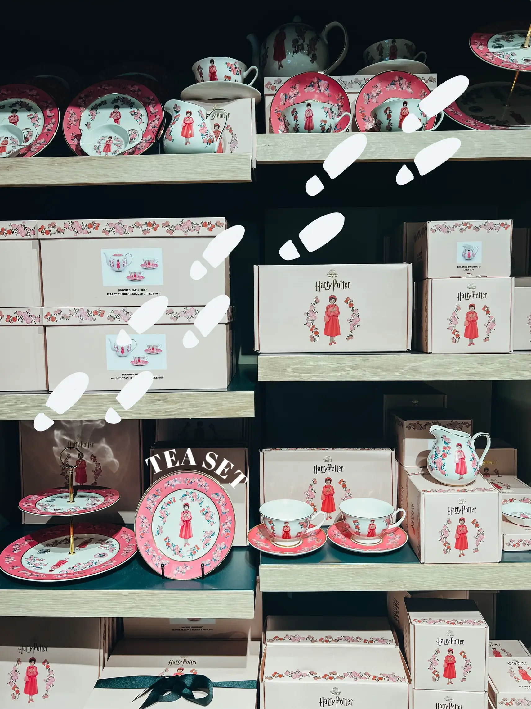 Umbridge Tea Pot Set  Harry Potter Shop US